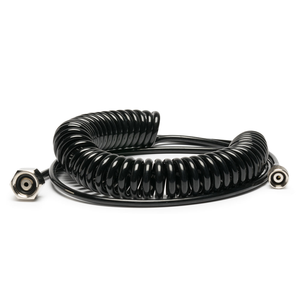 Iwata CTI10 10' Cobra Coil Airbrush Hose with Iwata Airbrush Fitting and 1/4" Compressor Fitting