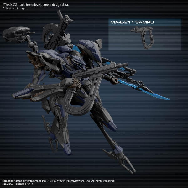 30MM Armored Core VI Fires of Rubicon Schneider Nachtreiher/40E Steel Haze