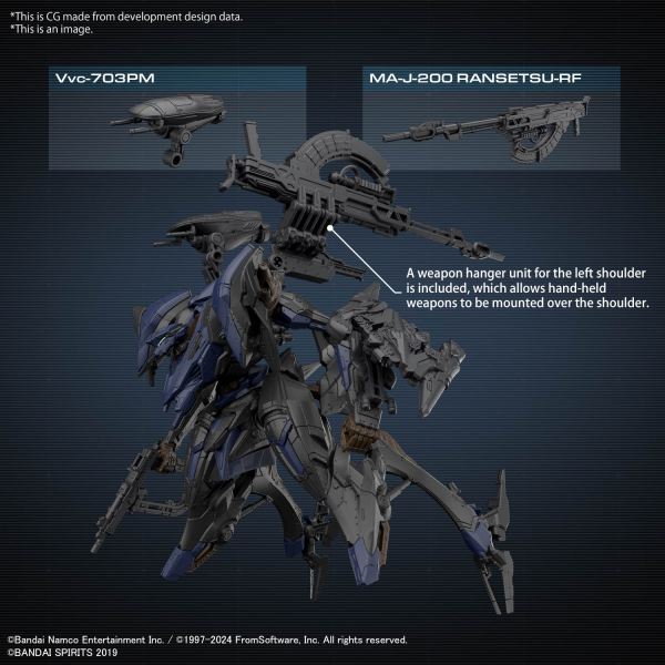 30MM Armored Core VI Fires of Rubicon Schneider Nachtreiher/40E Steel Haze
