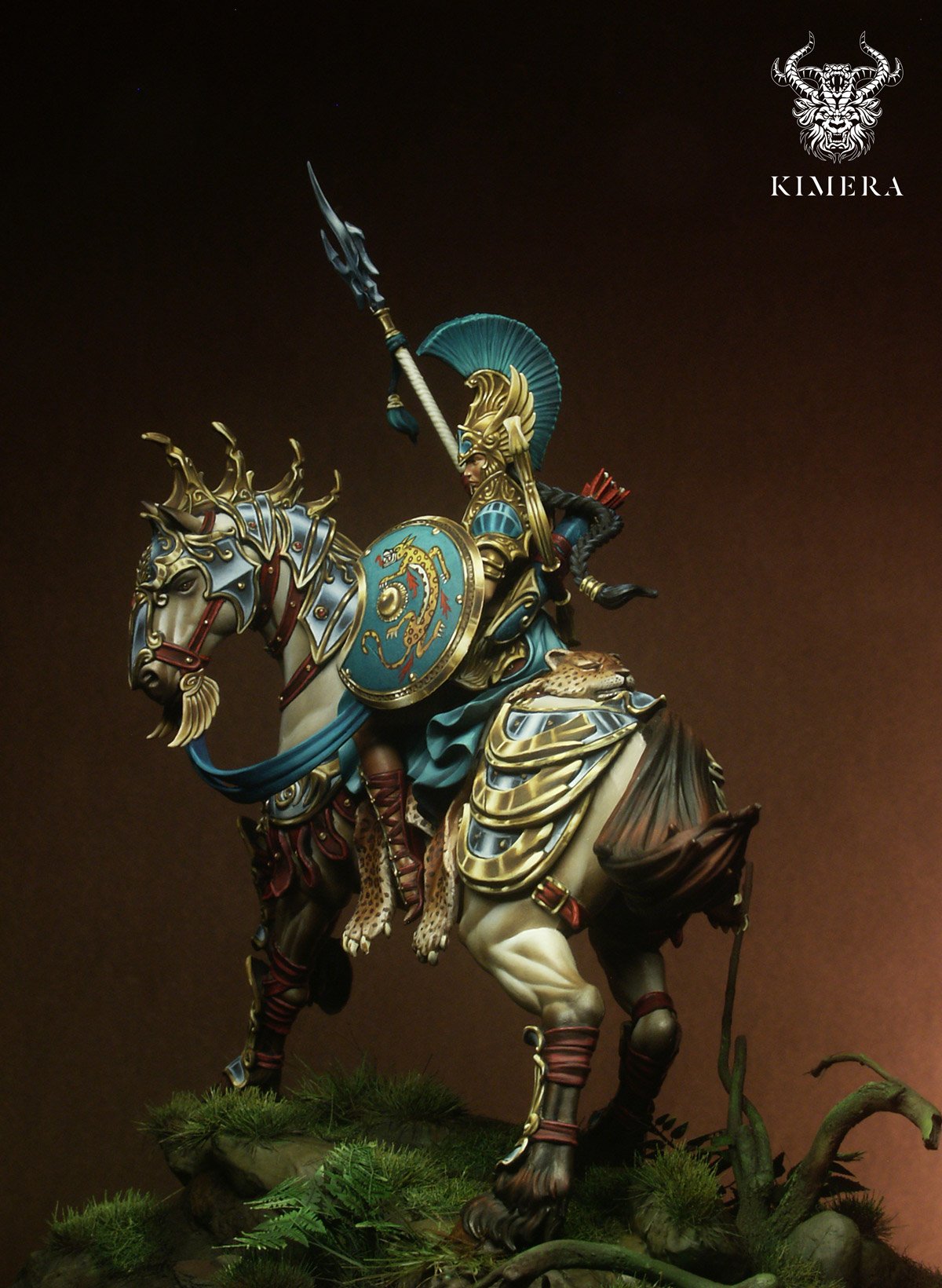 Deyanira, Mounted Amazon