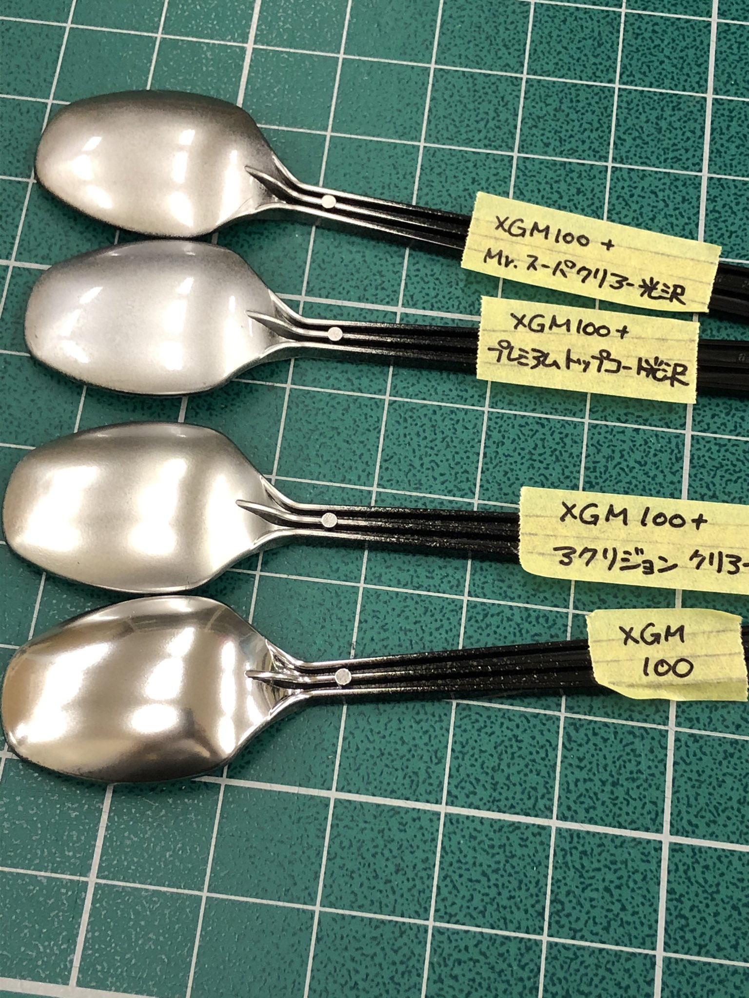 XGMS100 Gundam Marker EX Plated Silver & 2 EX Gold Set