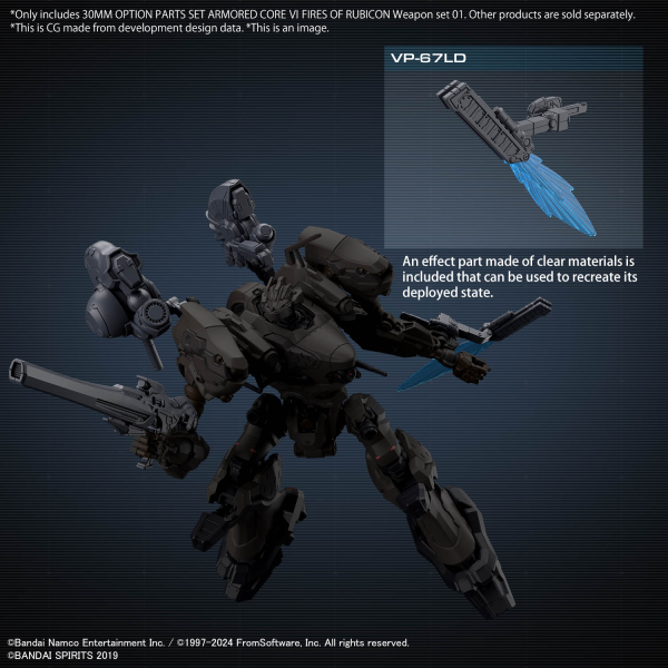 30MM Armored Core VI Fires of Rubicon Weapon Set 01