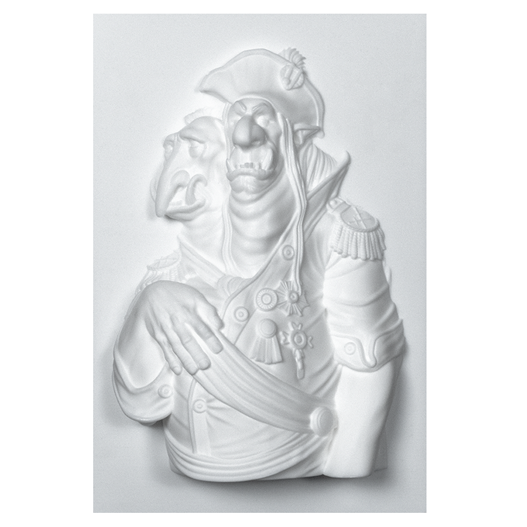 Monument Hobbies: Texture Trainer Frameable #3 - General Private Kronk & Thrug
