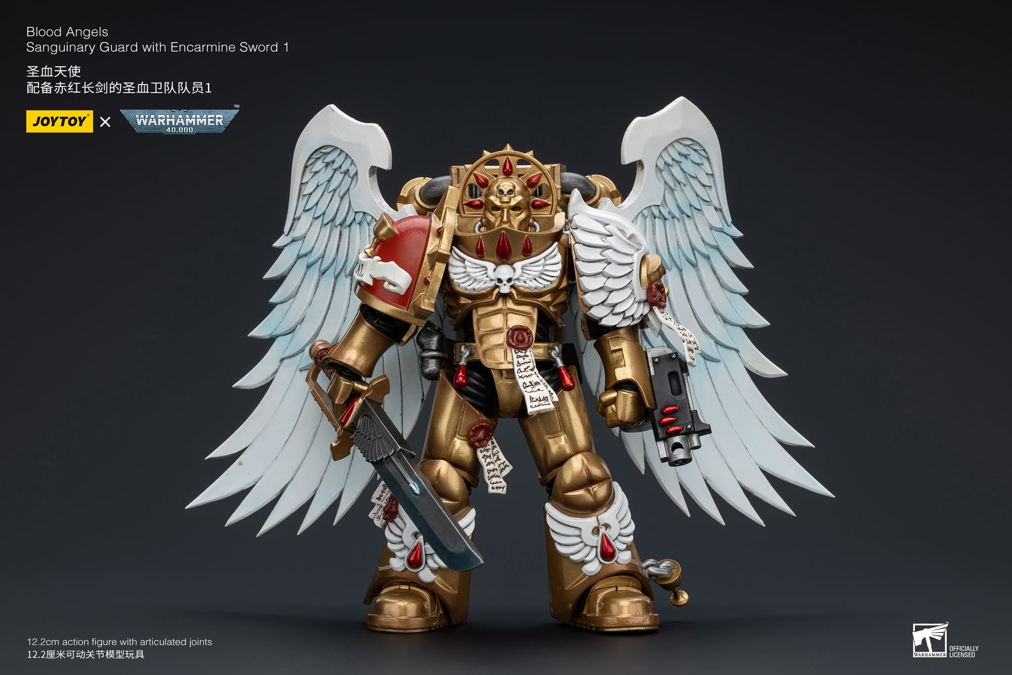 Joytoy: Blood Angels Sanguinary Guard with Encarmine Sword 1