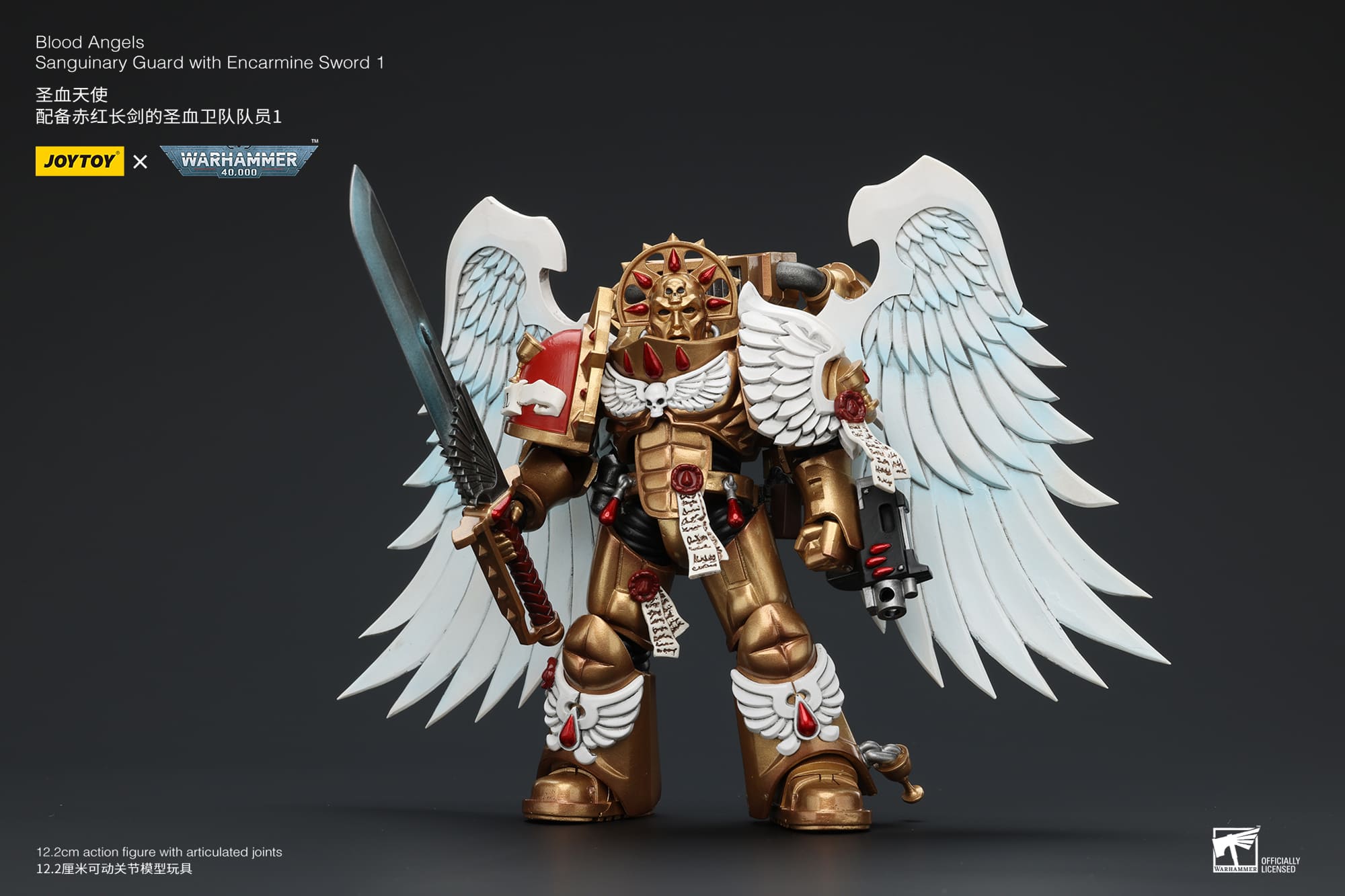 Joytoy: Blood Angels Sanguinary Guard with Encarmine Sword 1