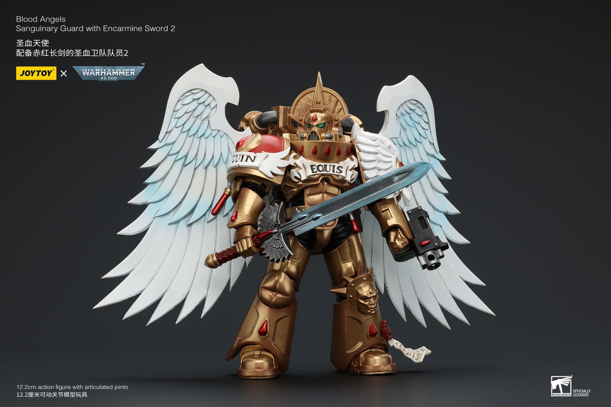 Joytoy: Blood Angels Sanguinary Guard with Encarmine Sword 2