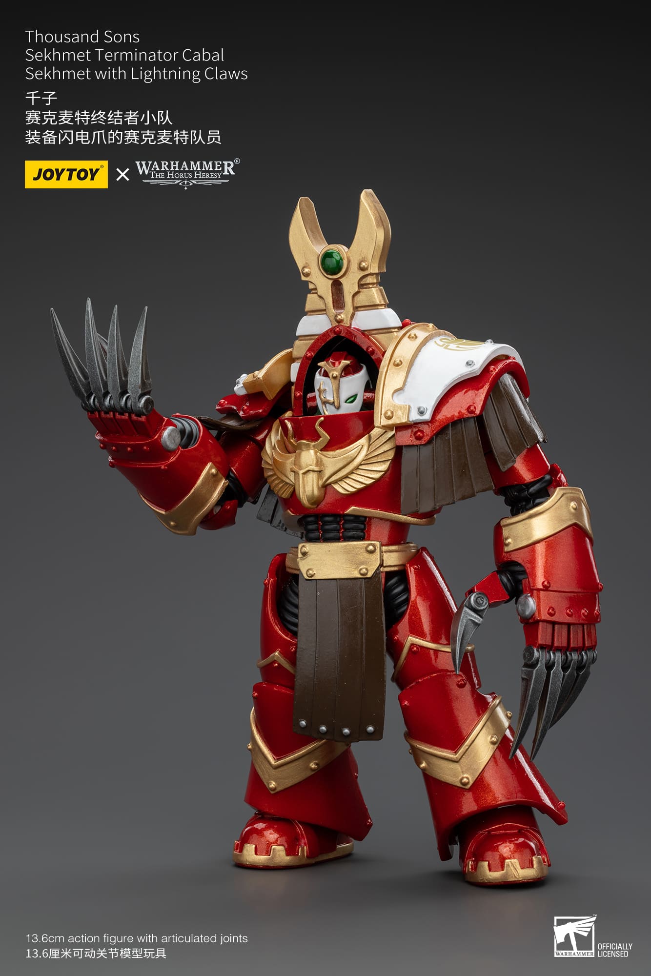 Joytoy: Thousand Sons Sekhmet Terminator Cabal Sekhmet With Lightning Claws