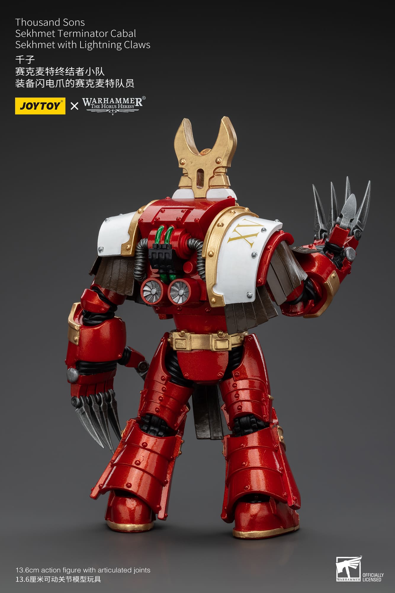 Joytoy: Thousand Sons Sekhmet Terminator Cabal Sekhmet With Lightning Claws