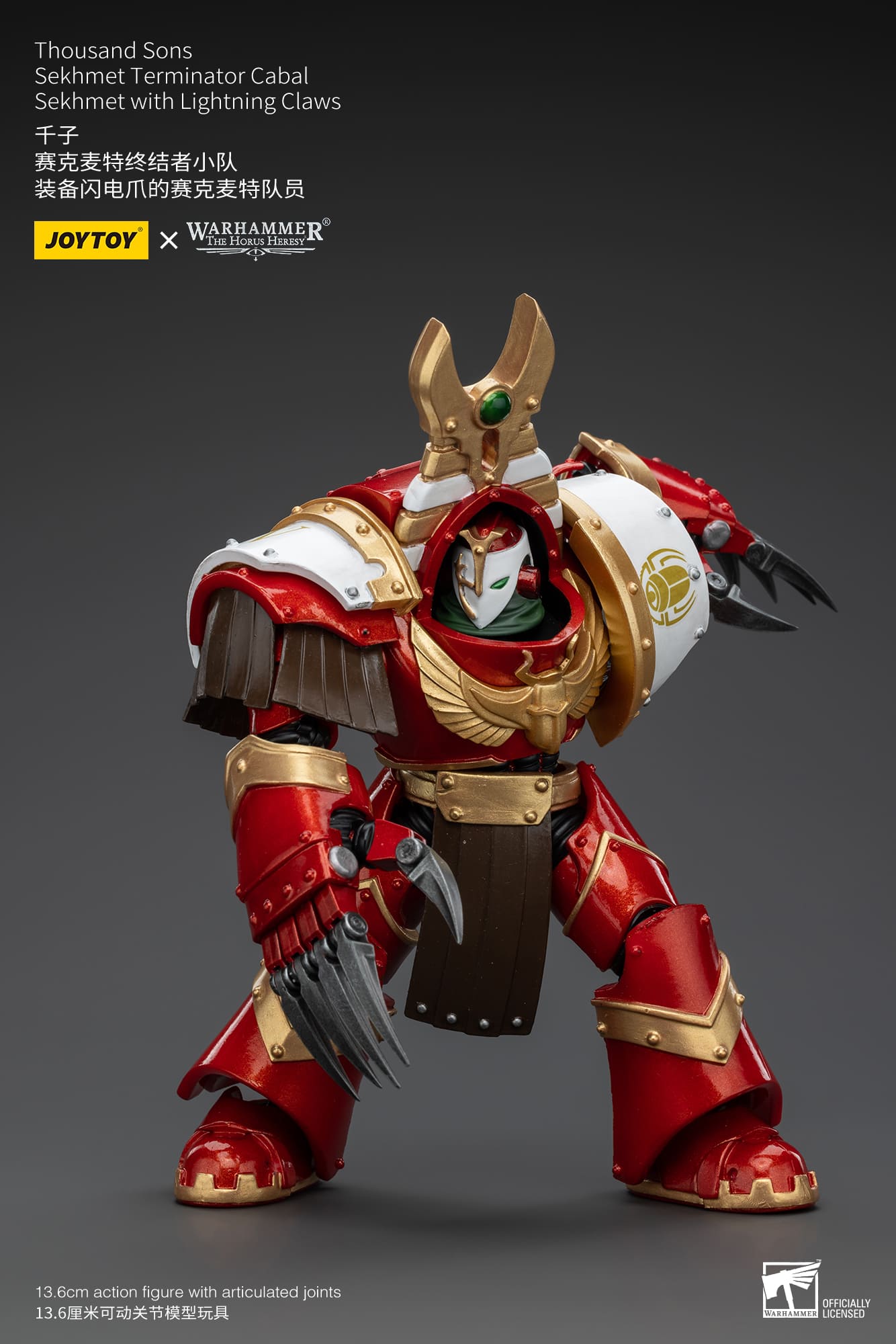 Joytoy: Thousand Sons Sekhmet Terminator Cabal Sekhmet With Lightning Claws