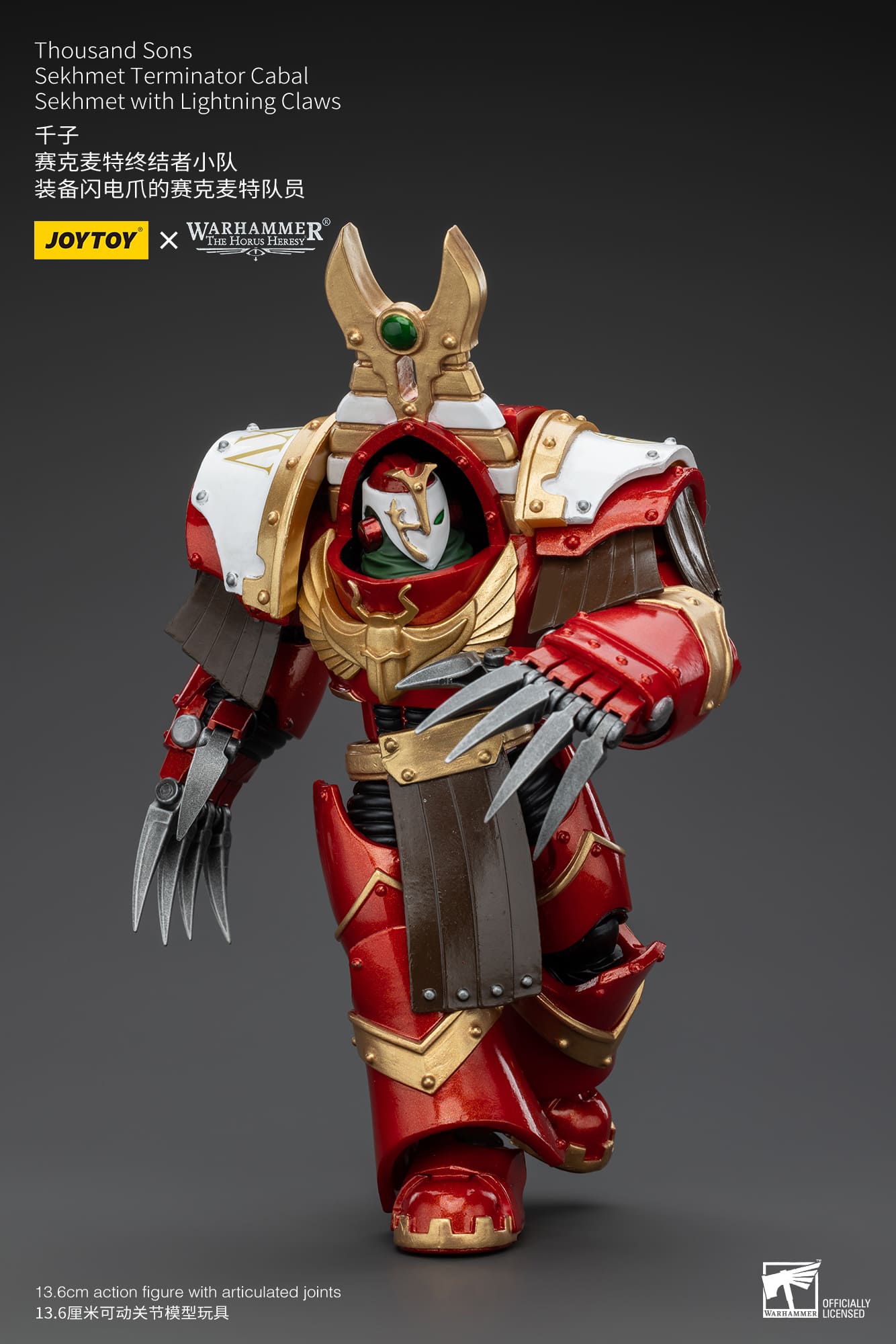 Joytoy: Thousand Sons Sekhmet Terminator Cabal Sekhmet With Lightning Claws