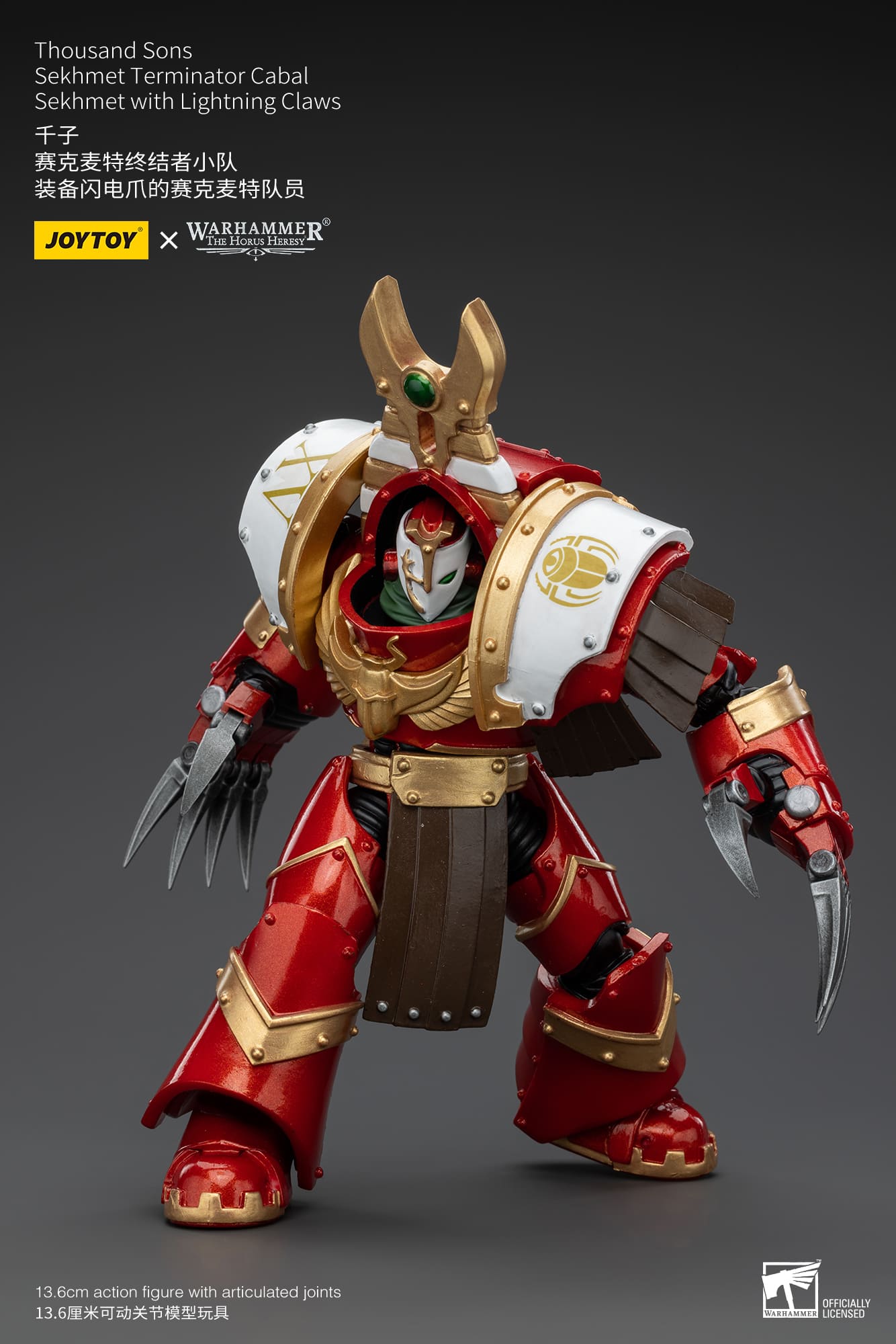 Joytoy: Thousand Sons Sekhmet Terminator Cabal Sekhmet With Lightning Claws