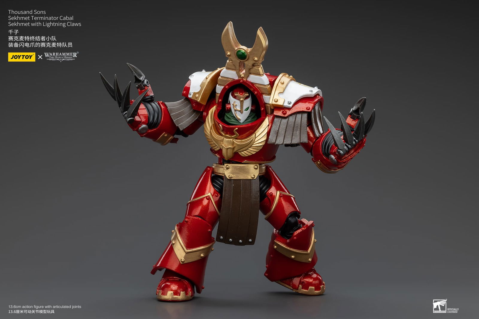 Joytoy: Thousand Sons Sekhmet Terminator Cabal Sekhmet With Lightning Claws