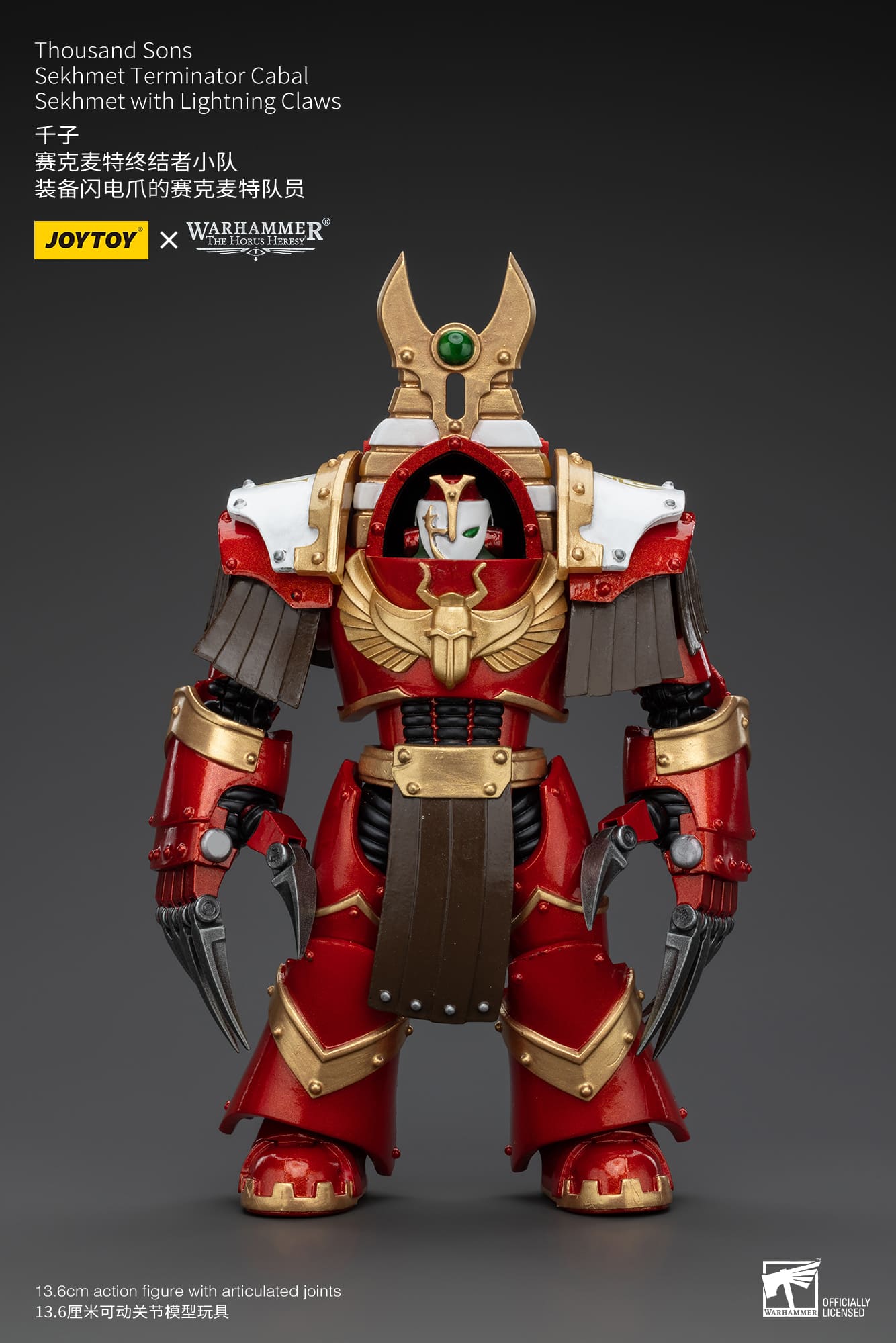 Joytoy: Thousand Sons Sekhmet Terminator Cabal Sekhmet With Lightning Claws