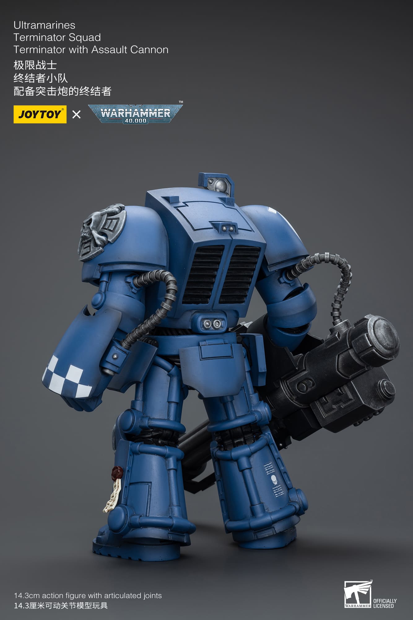 Joytoy: Ultramarines Terminator Squad Terminator with Assault Cannon