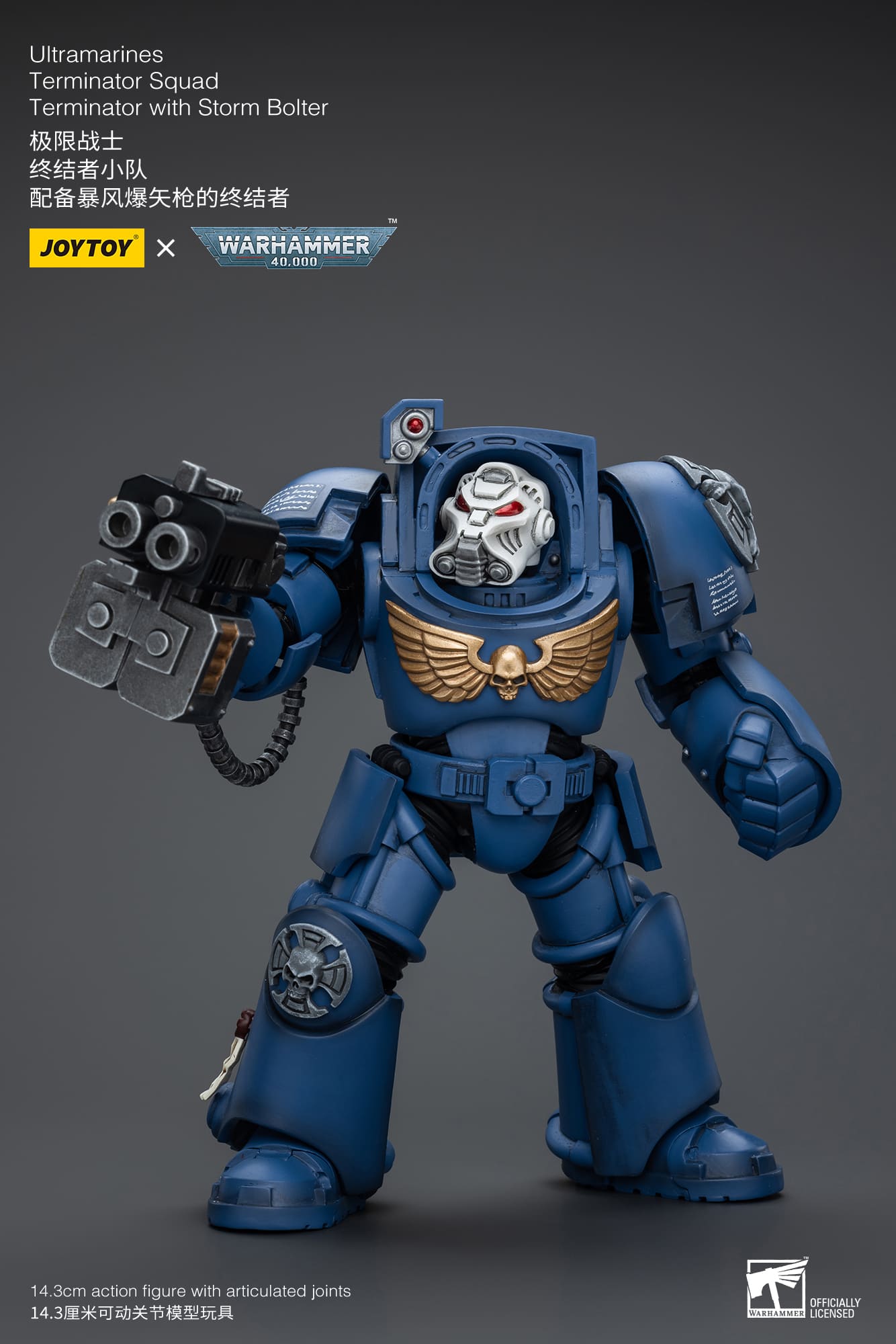 Joytoy: Ultramarines Terminator Squad Terminator with Storm Bolter