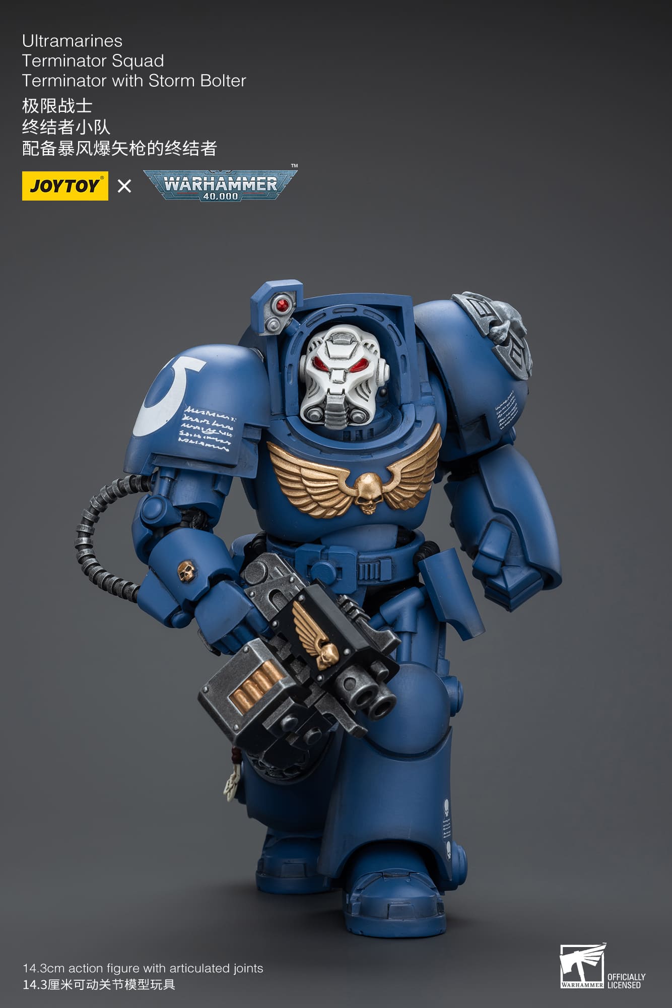 Joytoy: Ultramarines Terminator Squad Terminator with Storm Bolter