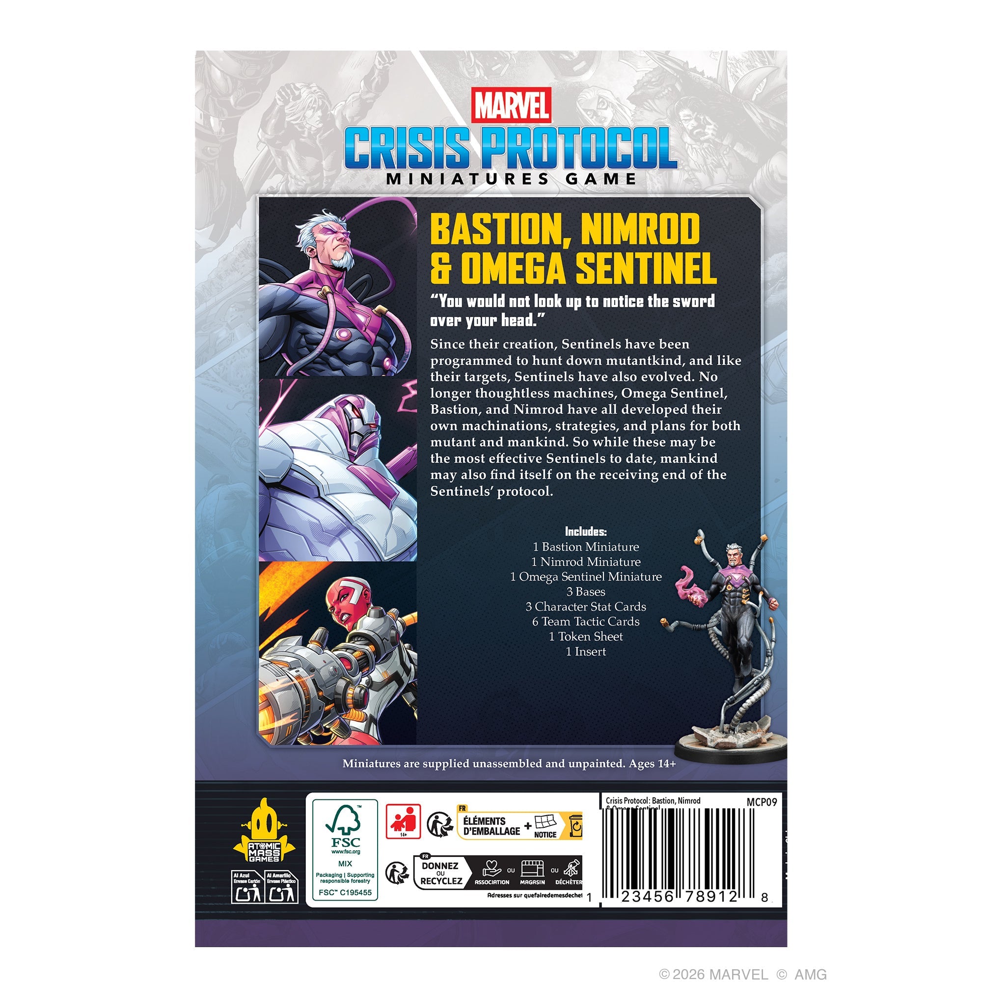 Marvel Crisis Protocol: Bastion, Nimrod & Omega Sentinel
