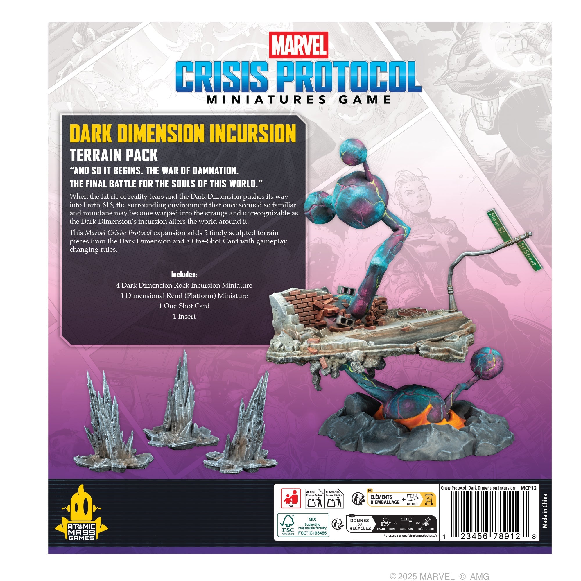 Marvel Crisis Protocol: Dark Dimension Incursion Terrain Pack