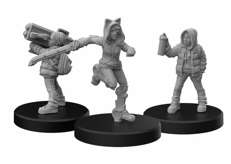 Cyberpunk Red Miniatures: Generation Red B