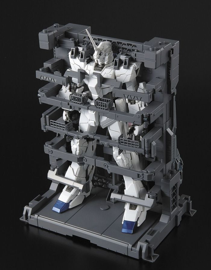 MG #131 Unicorn Gundam (HD Color + MS Cage)