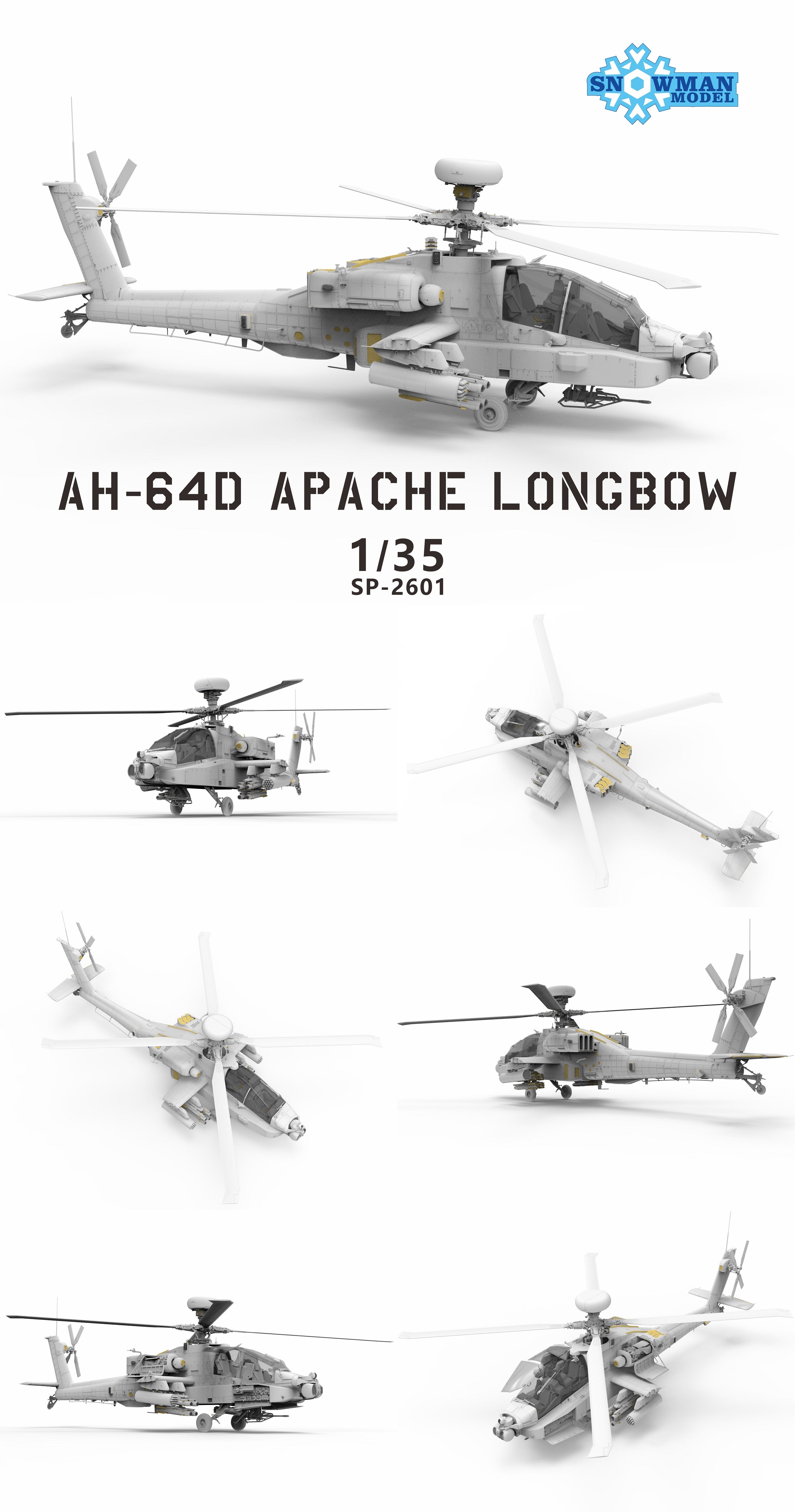 Takom: 1/35 AH-64D Apache Longbow Attack Helicopter