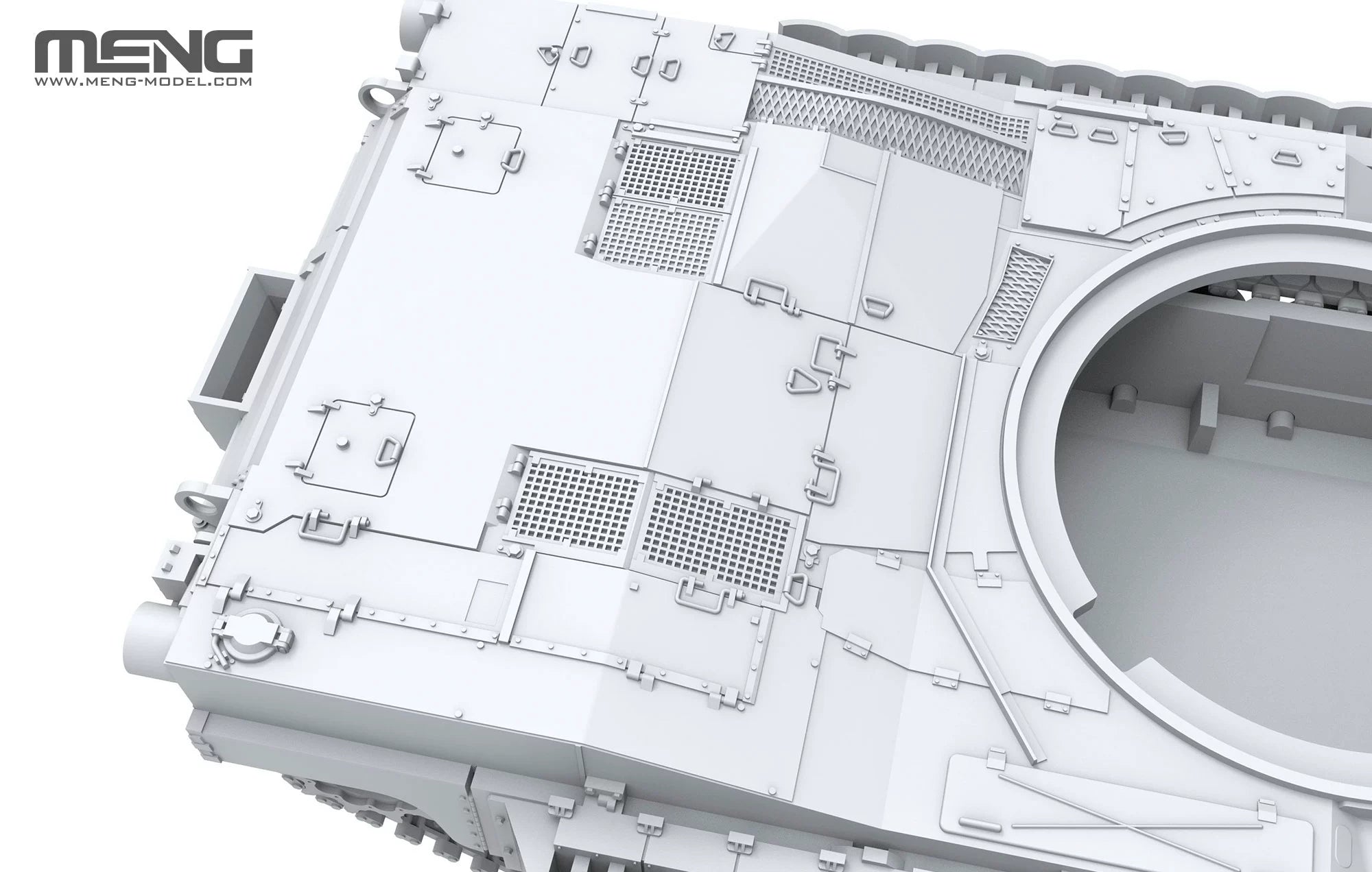 Meng: 1/72 U.S. Main Battle Tank M1A2 SEP ABRAMS TUSK II
