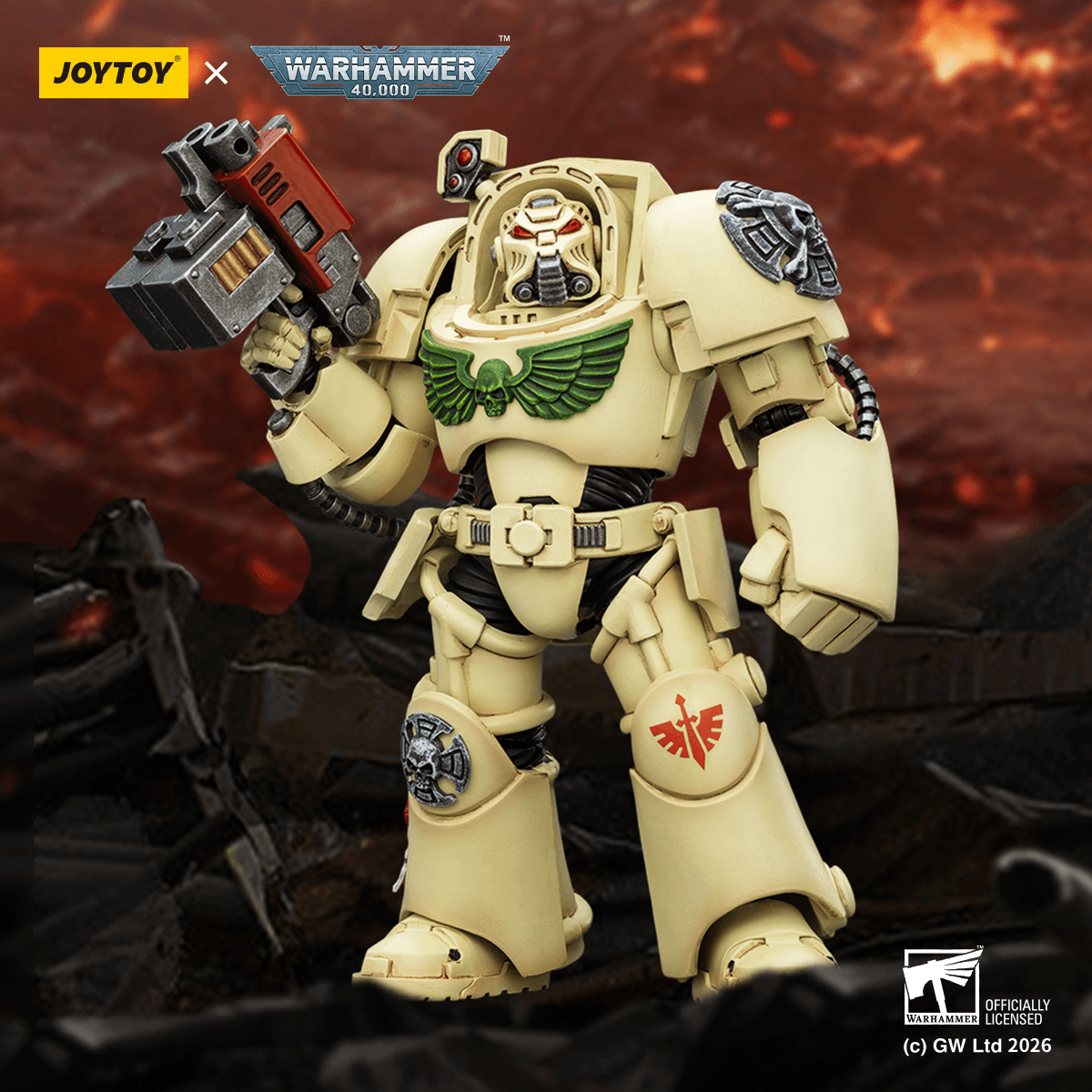 Joytoy: Dark Angels Deathwing Terminator 2 with Power Fist and Storm Bolter