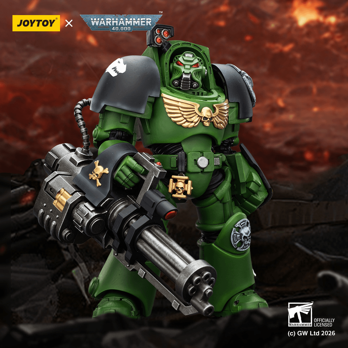 Joytoy: Salamanders Terminator 3 with Power Fist and Assault Cannon