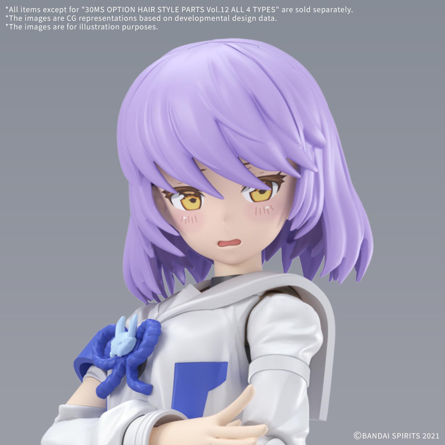 30MS Option Hairstyle Parts Vol. 12 All 4 Types