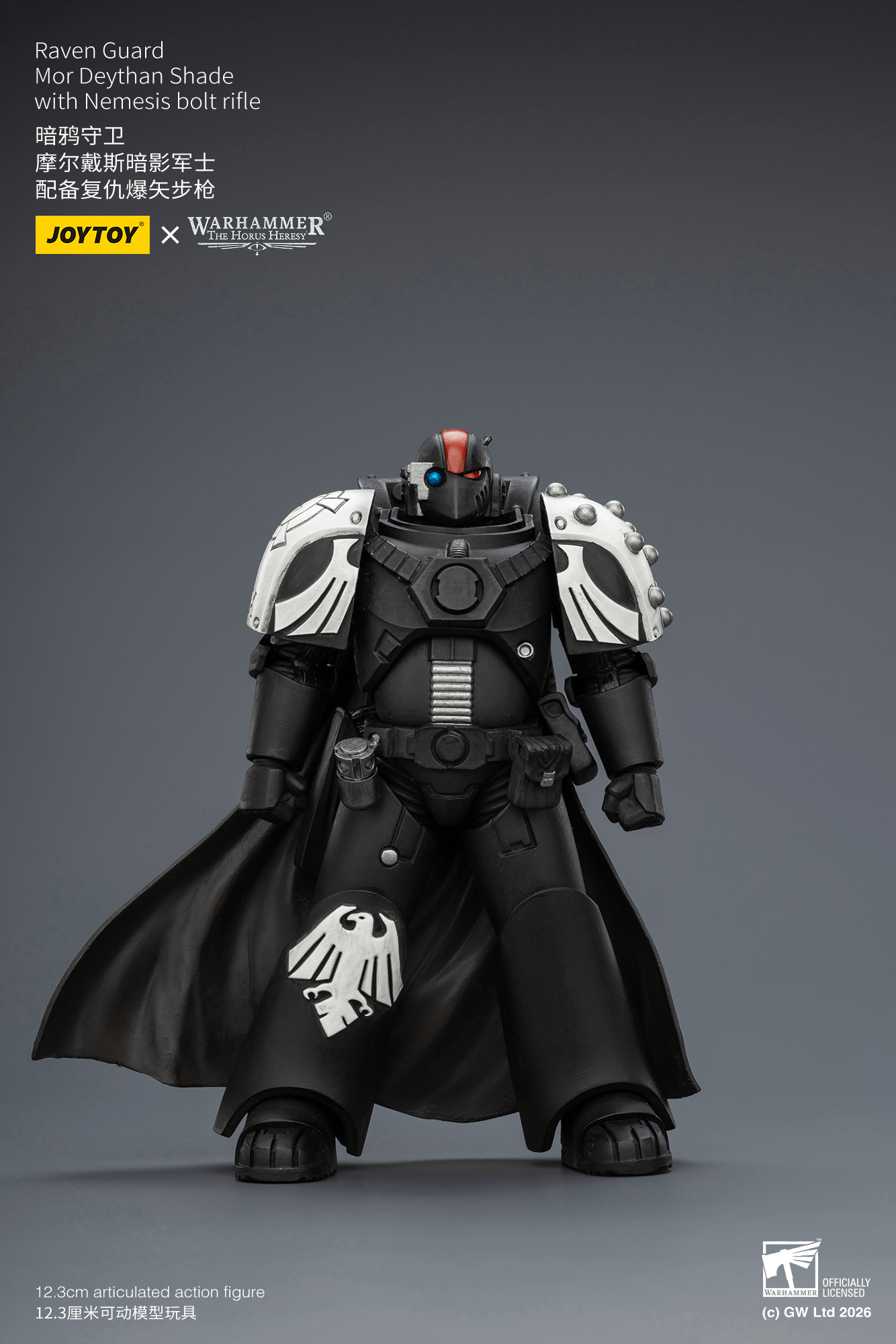 Joytoy: Raven Guard Mor Deythan Shade with Nemesis Bolt Rifle