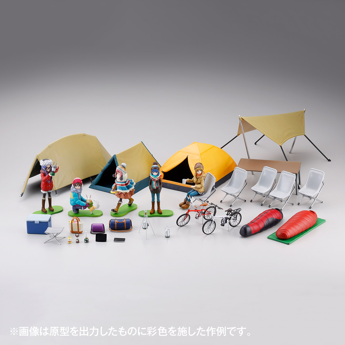 ARTPLA 1:24 Laid-Back Camp Camp Set