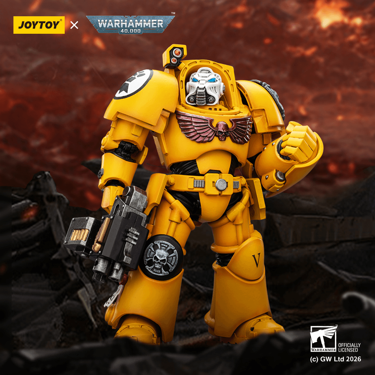 Joytoy: Imperial Fists Terminator 2 with Power Fist and Storm Bolter