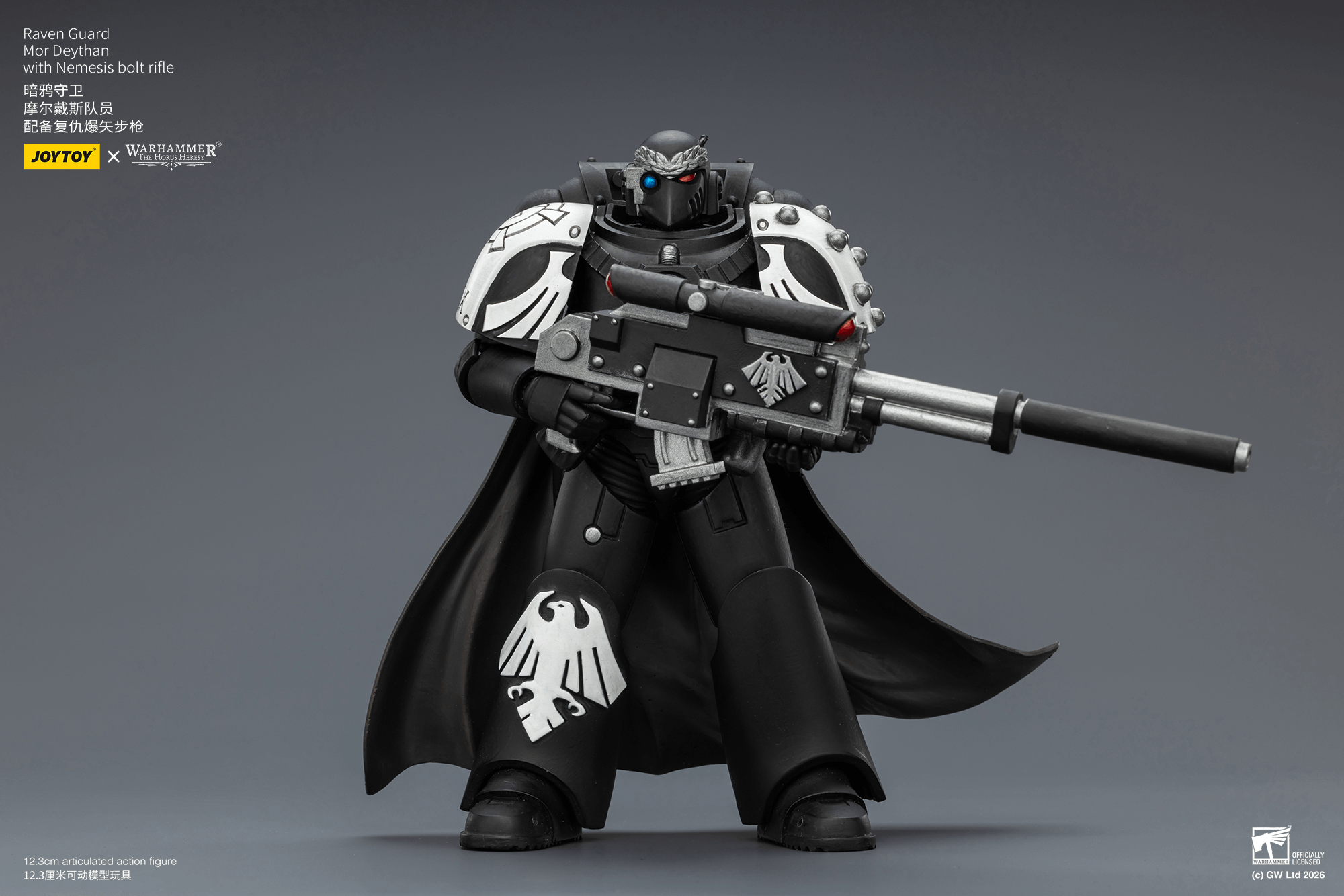 Joytoy: Raven Guard Mor Deythan with Nemesis Bolt Rifle