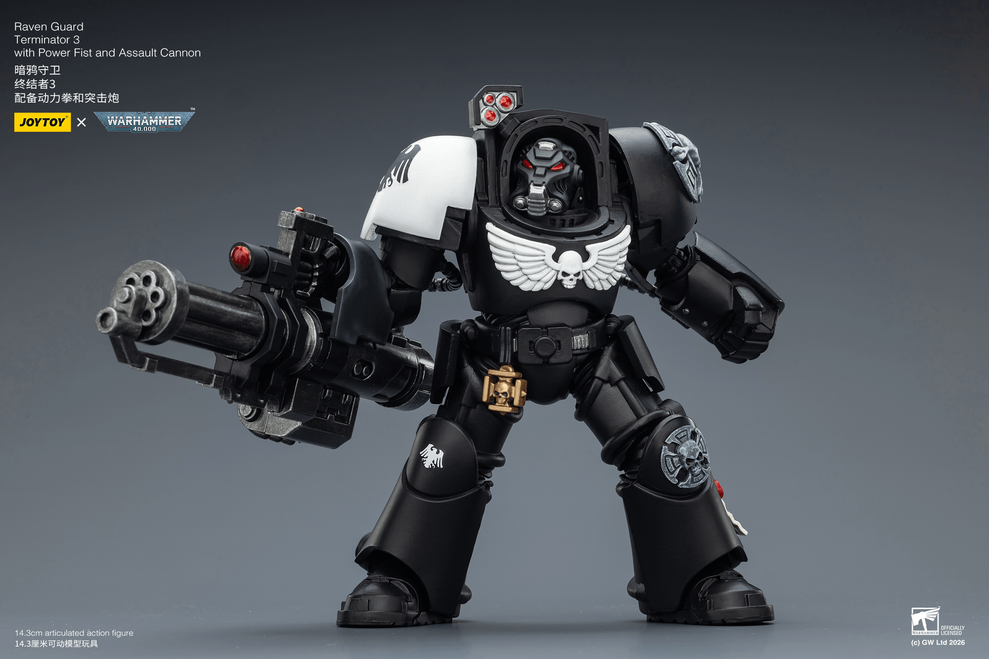 Joytoy: Raven Guard Terminator 3 with Power Fist and Assault Cannon