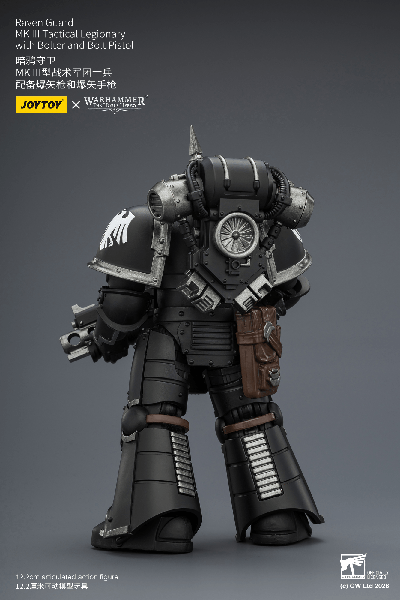 Joytoy: Raven Guard MK III Tactical Legionary with Bolter and Bolt Pistol