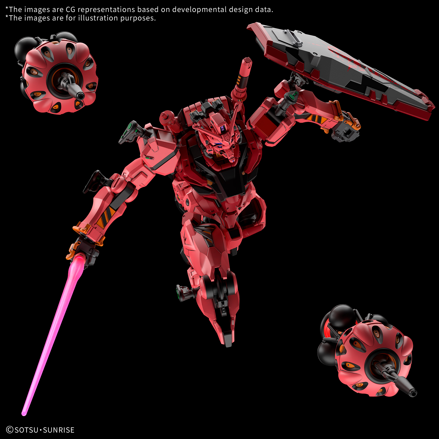 HG GQuuuuuuX Red Gundam