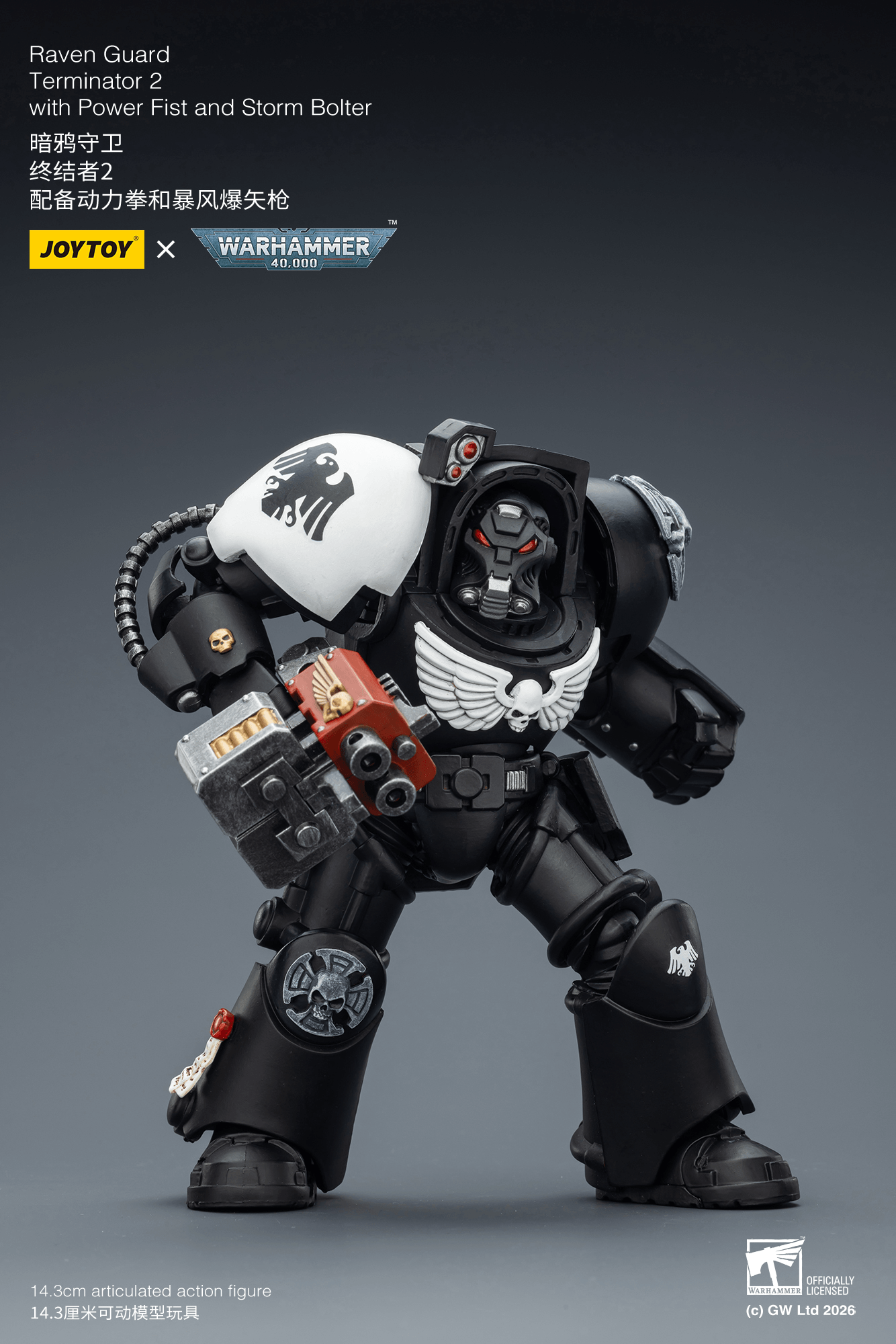 Joytoy: Raven Guard Terminator 2 with Power Fist and Storm Bolter