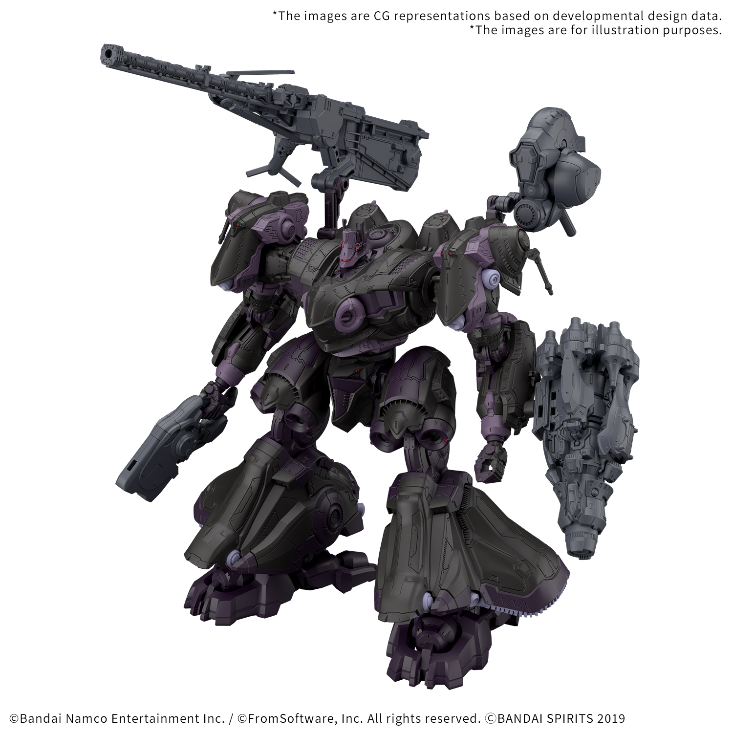 30MM Armored Core VI Fires Of Rubicon Arquebus ADD VE-40A Open Face