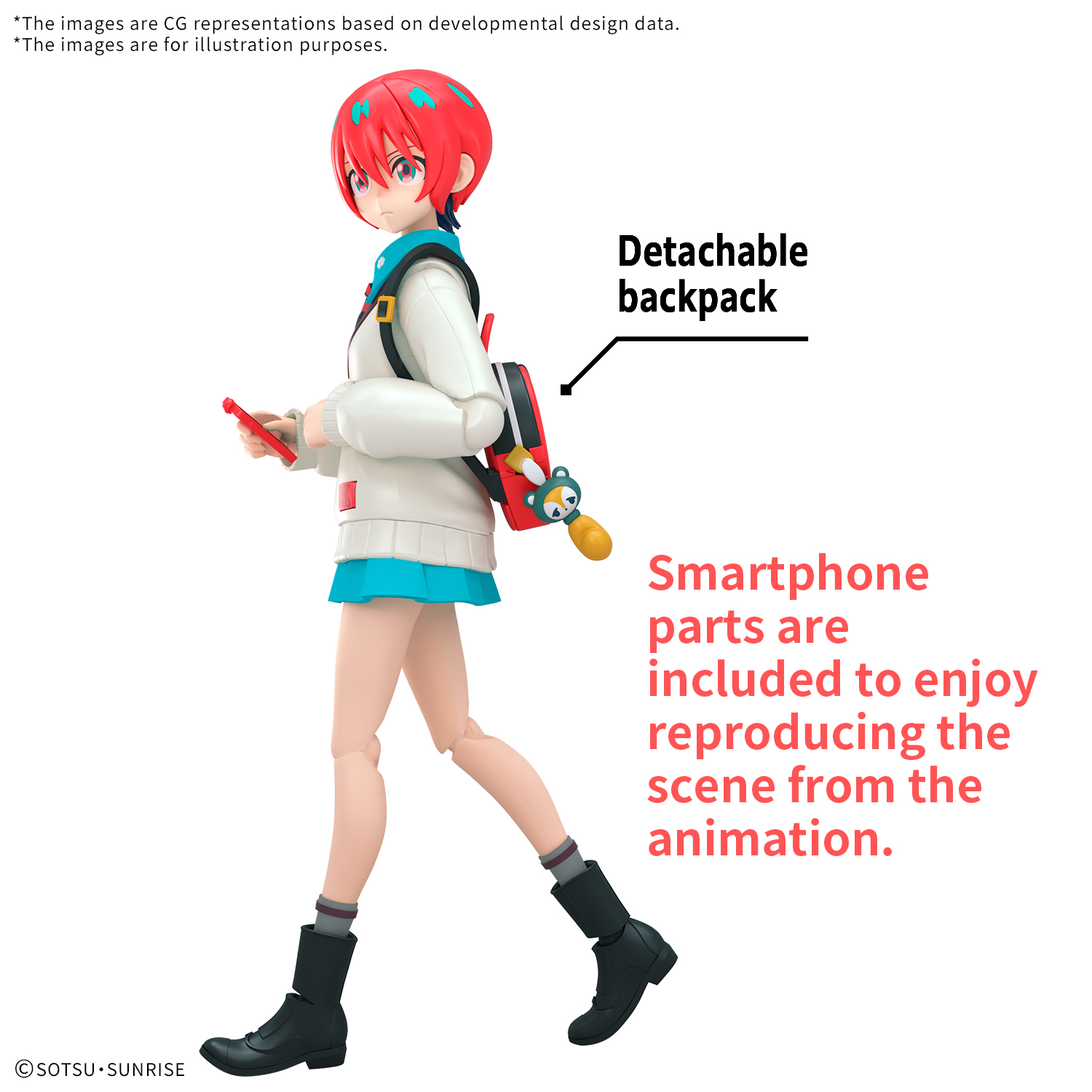 Bandai: Figure-rise Standard Amate Yuzuriha (Machu) "Mobile Suit Gundam GQuuuuuuX"