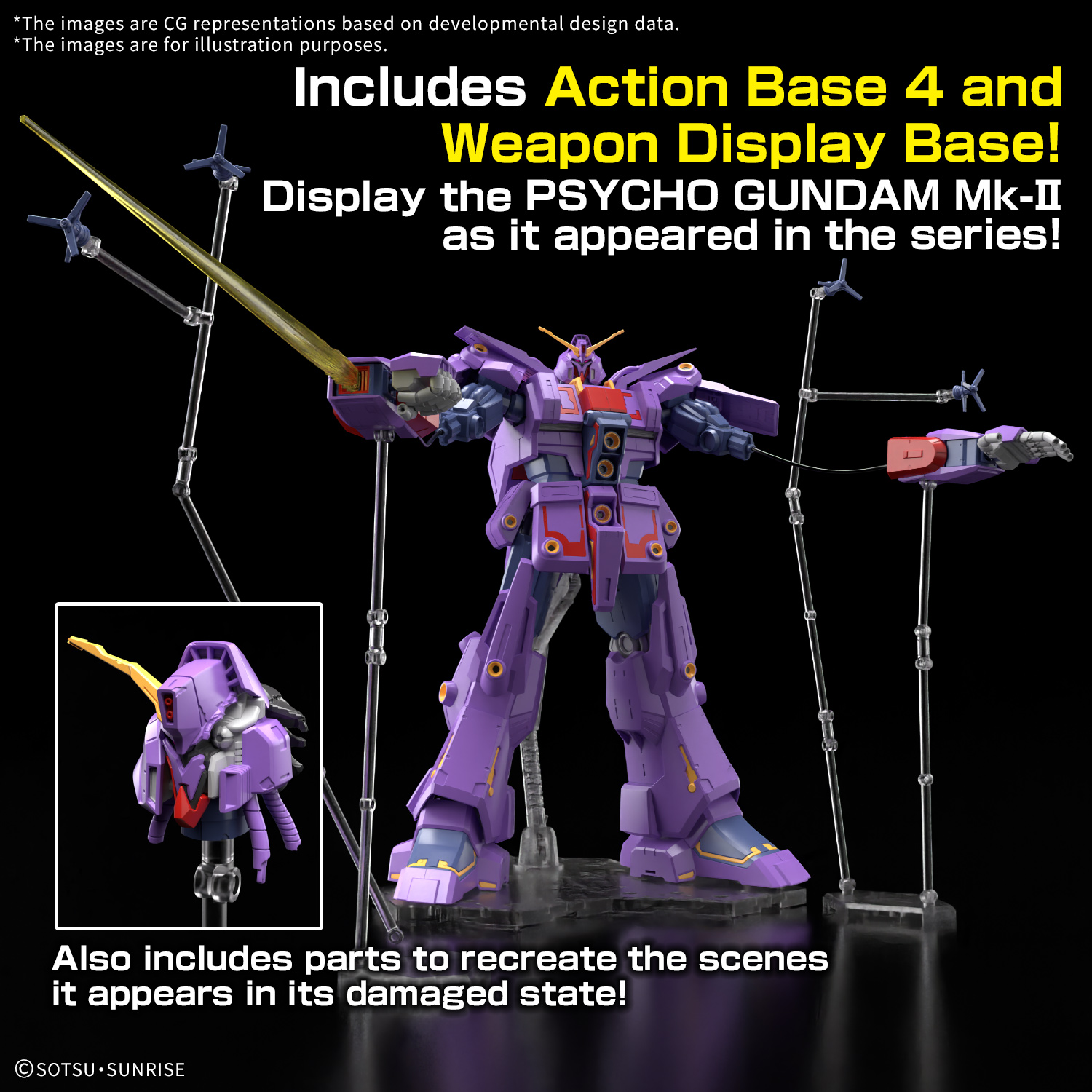 HG #261 Psycho Gundam Mk-II (Mobile Suit Zeta Gundam)