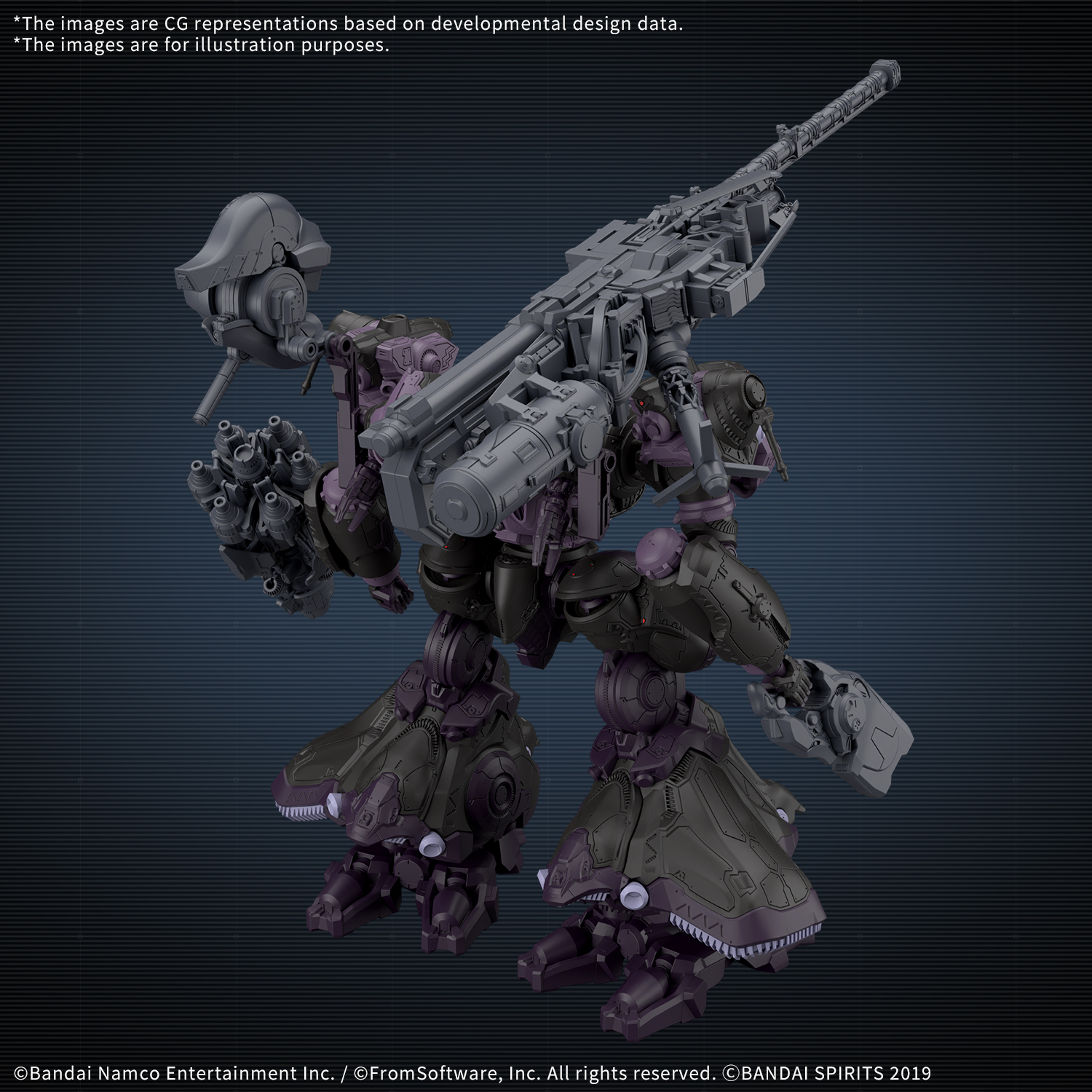30MM Armored Core VI Fires Of Rubicon Arquebus ADD VE-40A Open Face