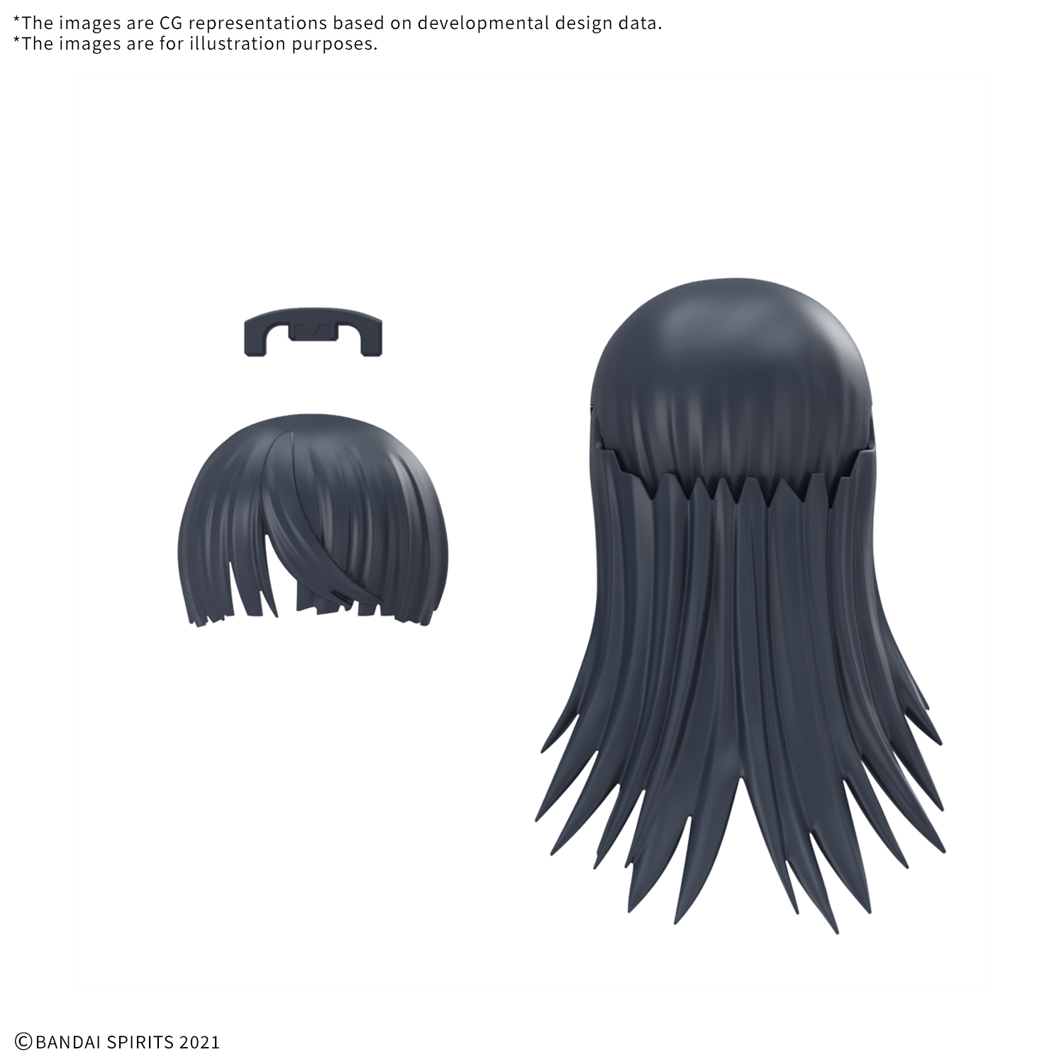 30MS Option Hairstyle Parts Vol. 12 All 4 Types