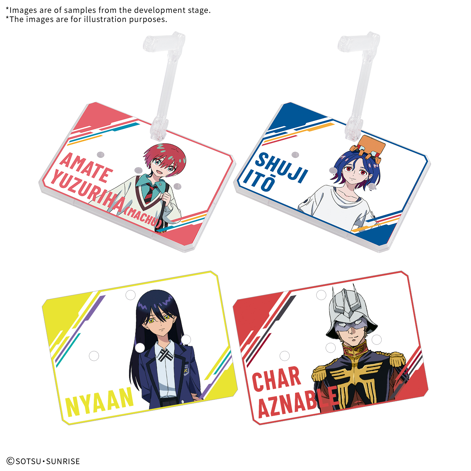 Bandai: Action Base 7 (Clear Color) Mobile Suit Gundam GQuuuuuuX Sticker Set
