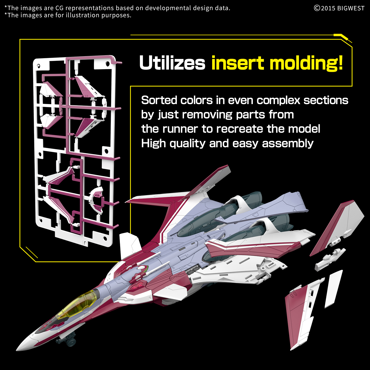 Bandai Macross: HG VF-31C Siegfried (Mirage Farina Jenius)