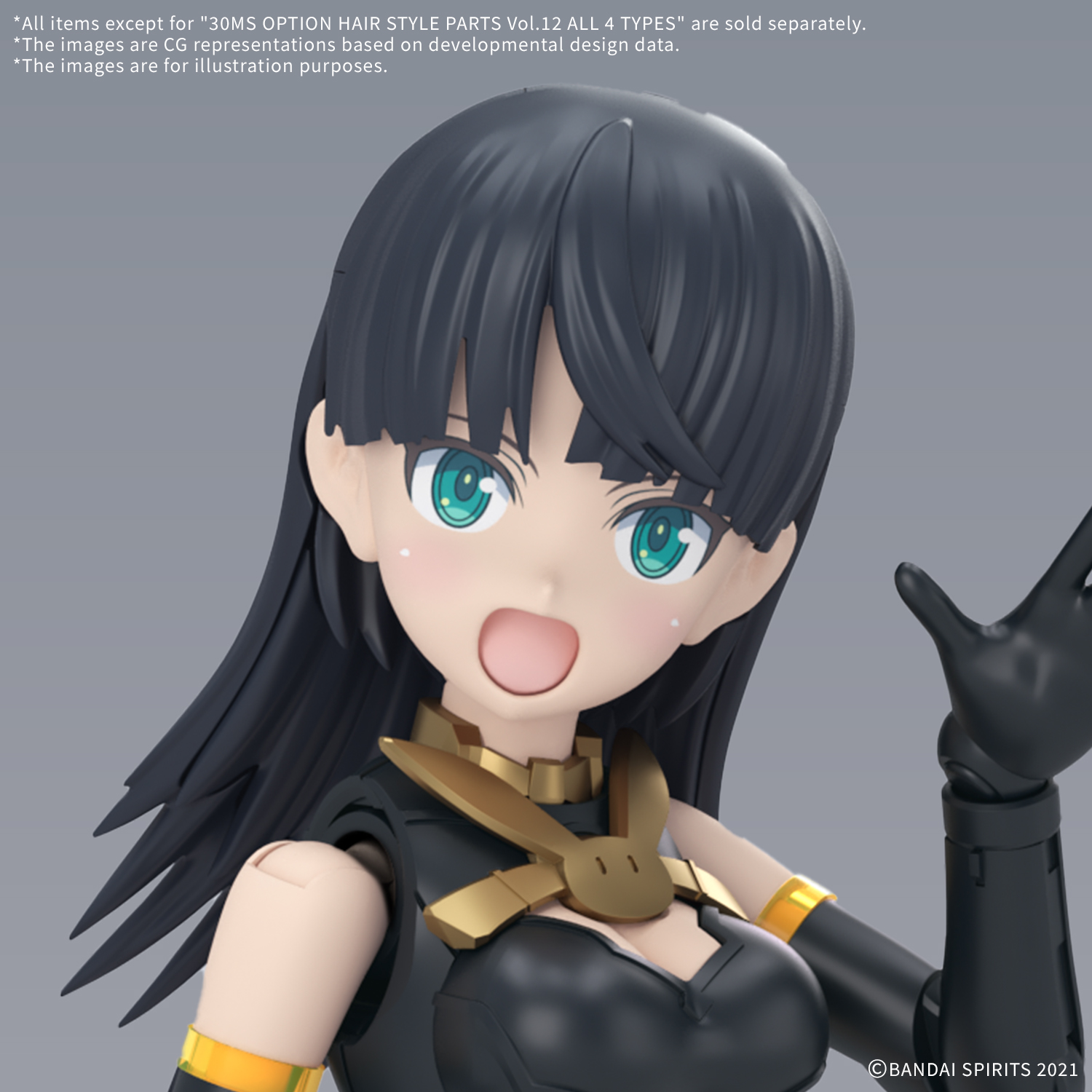30MS Option Hairstyle Parts Vol. 12 All 4 Types