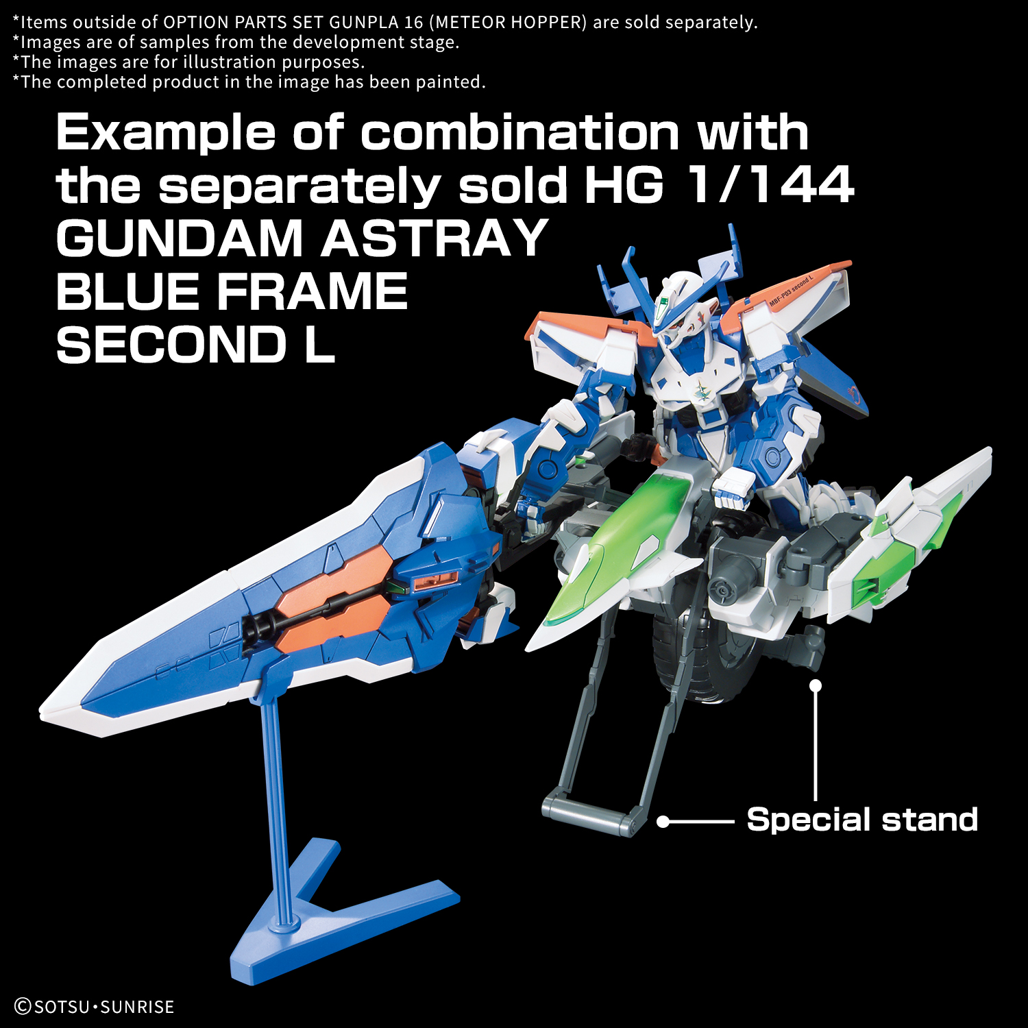 HG Option Parts Set Gunpla 16 (Meteor Hopper)