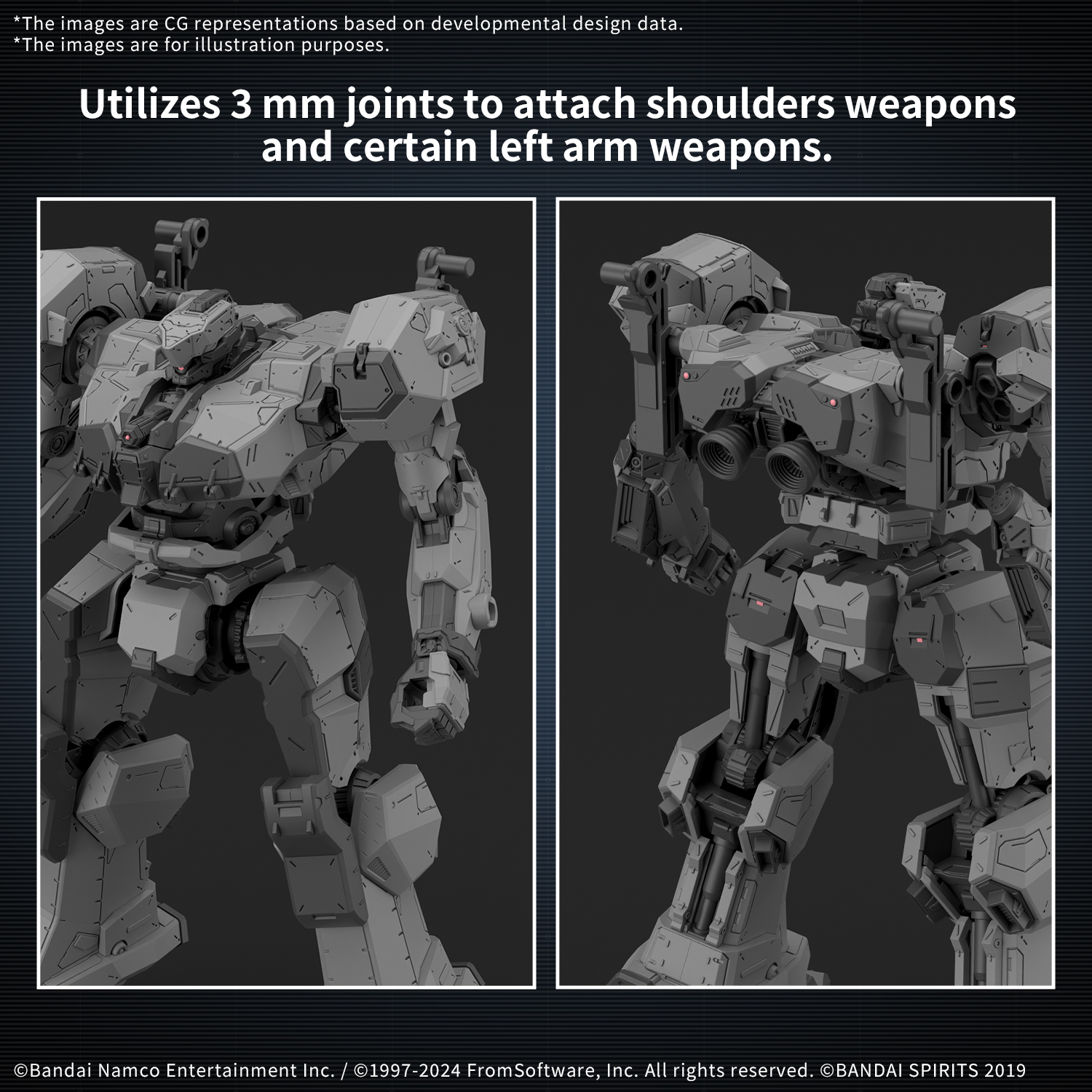 30MM ARMORED CORE VI FIRES OF RUBICON Balam Industries BD-011 Melander