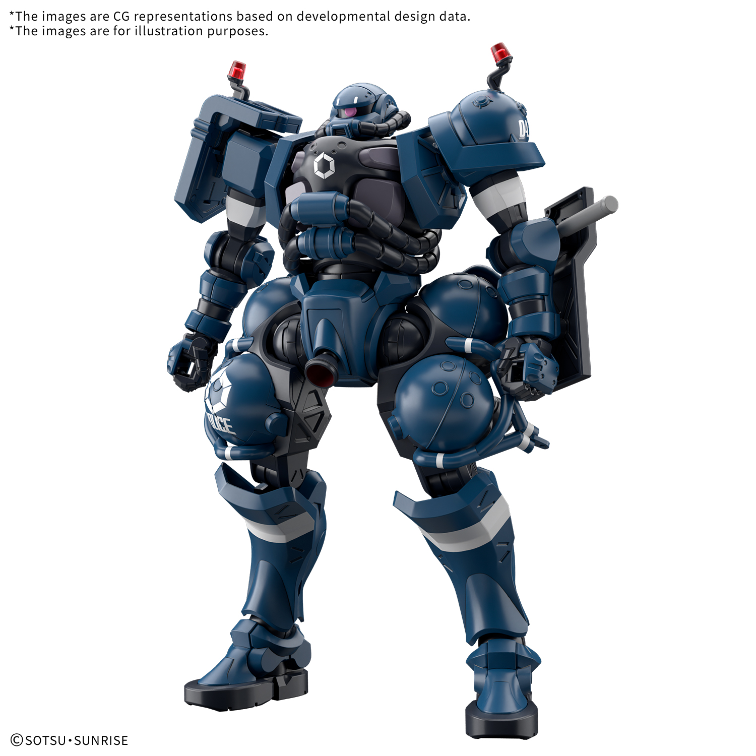 HG GQuuuuuuX Police Zaku
