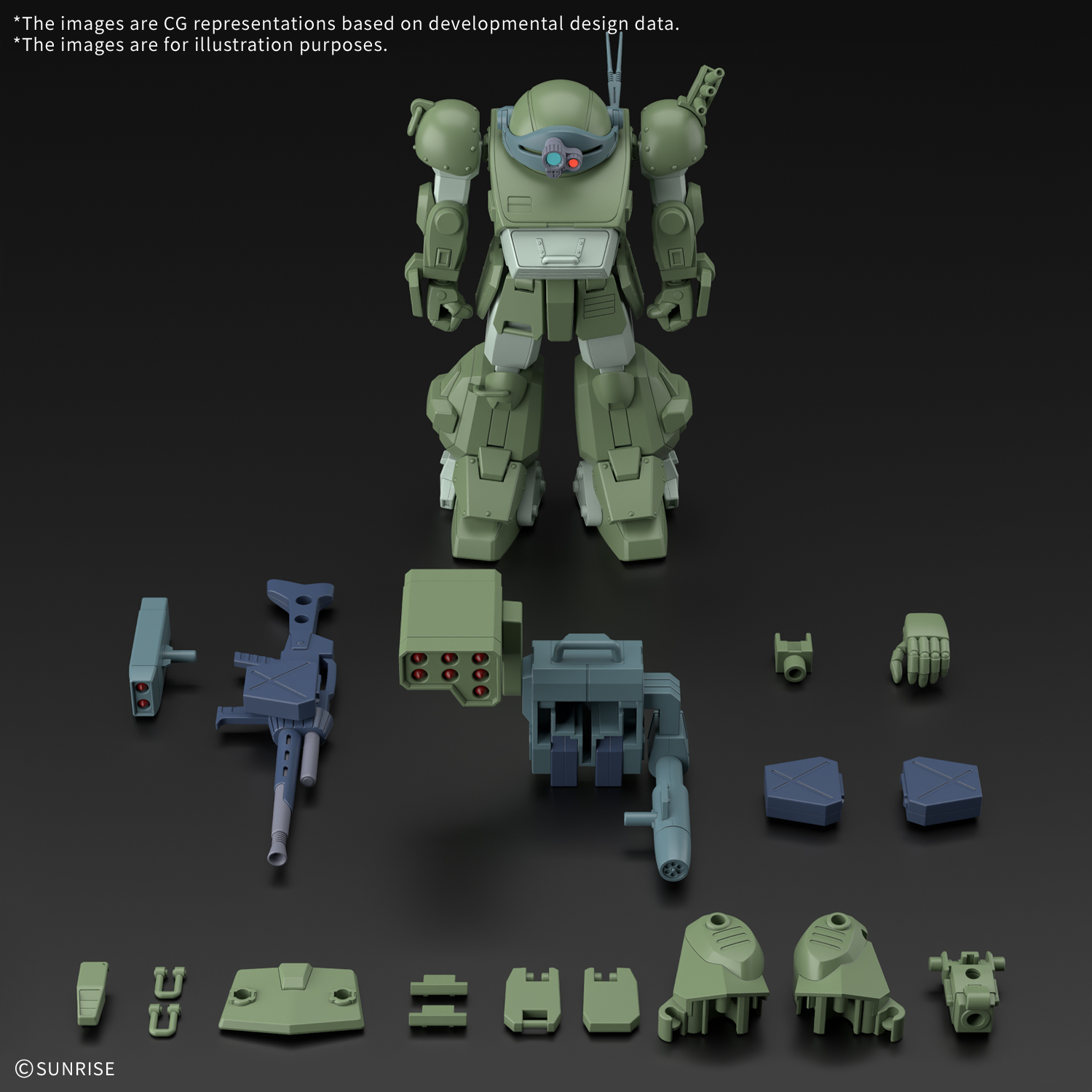 Bandai: HG Scopedog Turbo-Custom