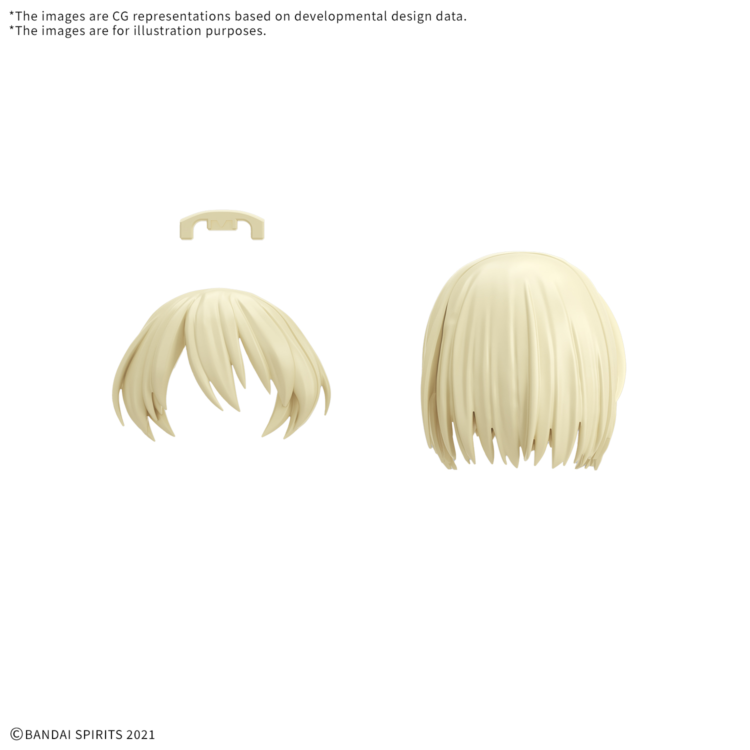 30MS Option Hairstyle Parts Vol. 12 All 4 Types